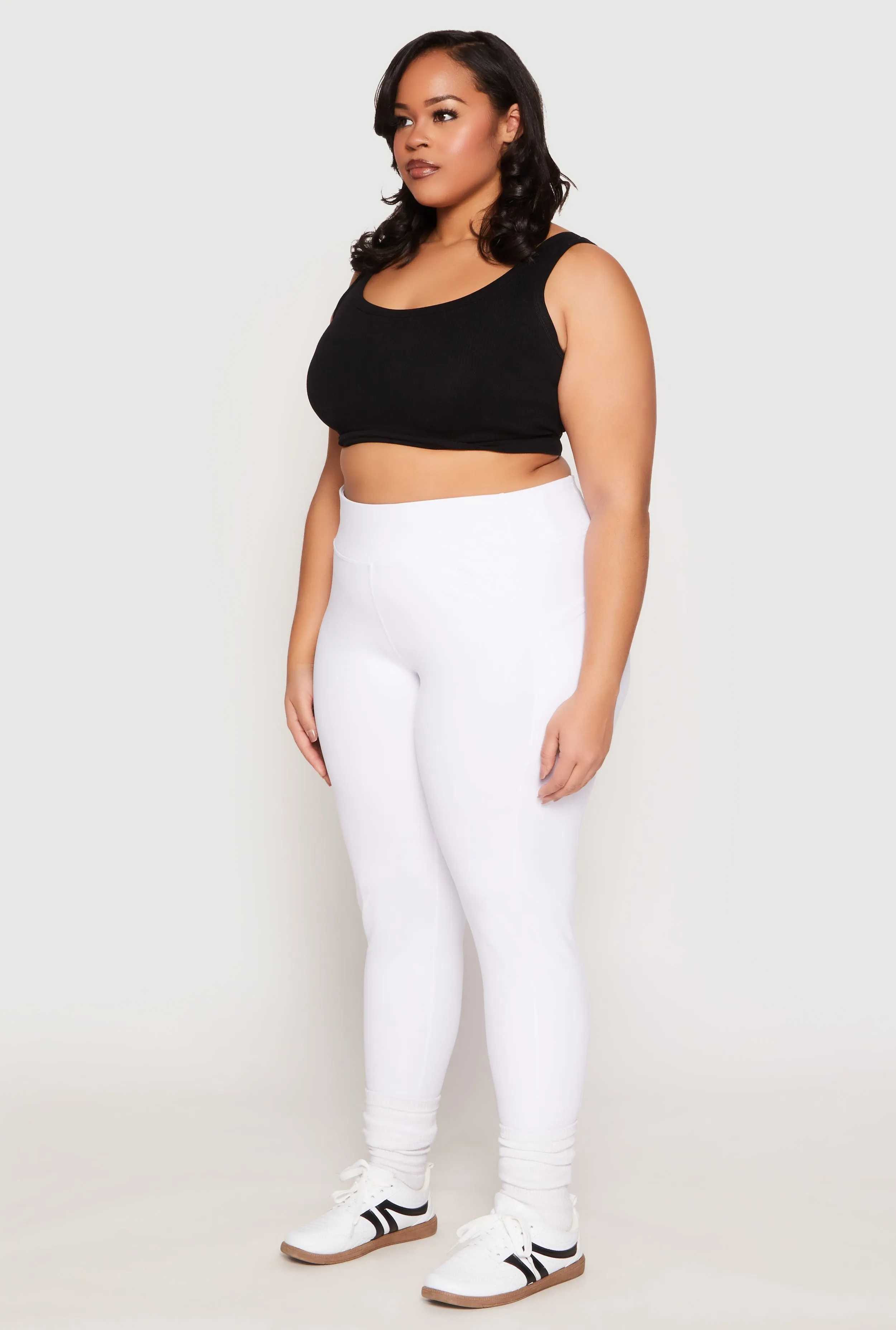 Plus Size Side Pocket High Waist Active Leggings sold by Rainbow product image thumbnail 2