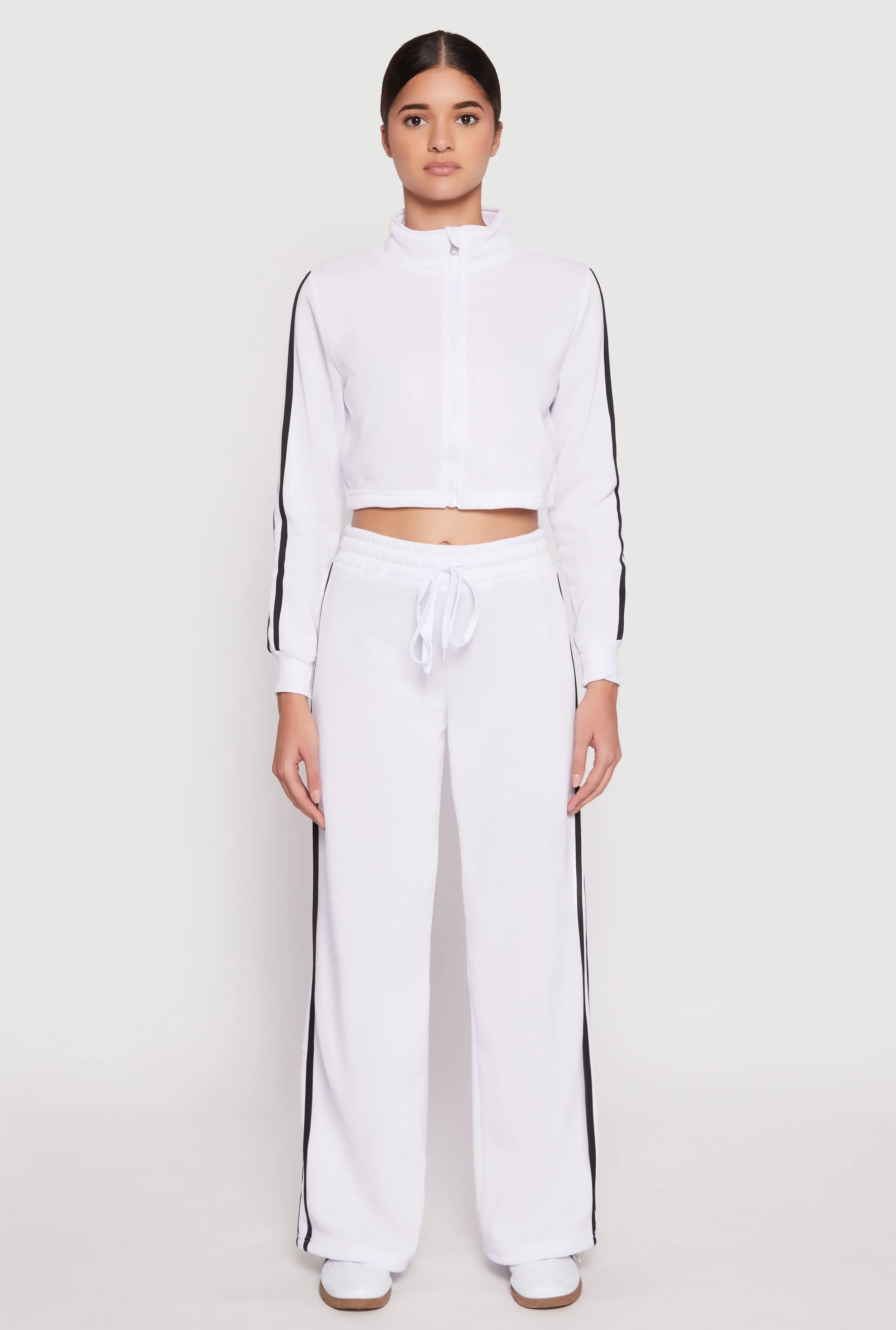 Varsity Stripe Drawstring Sweatpants sold by Rainbow