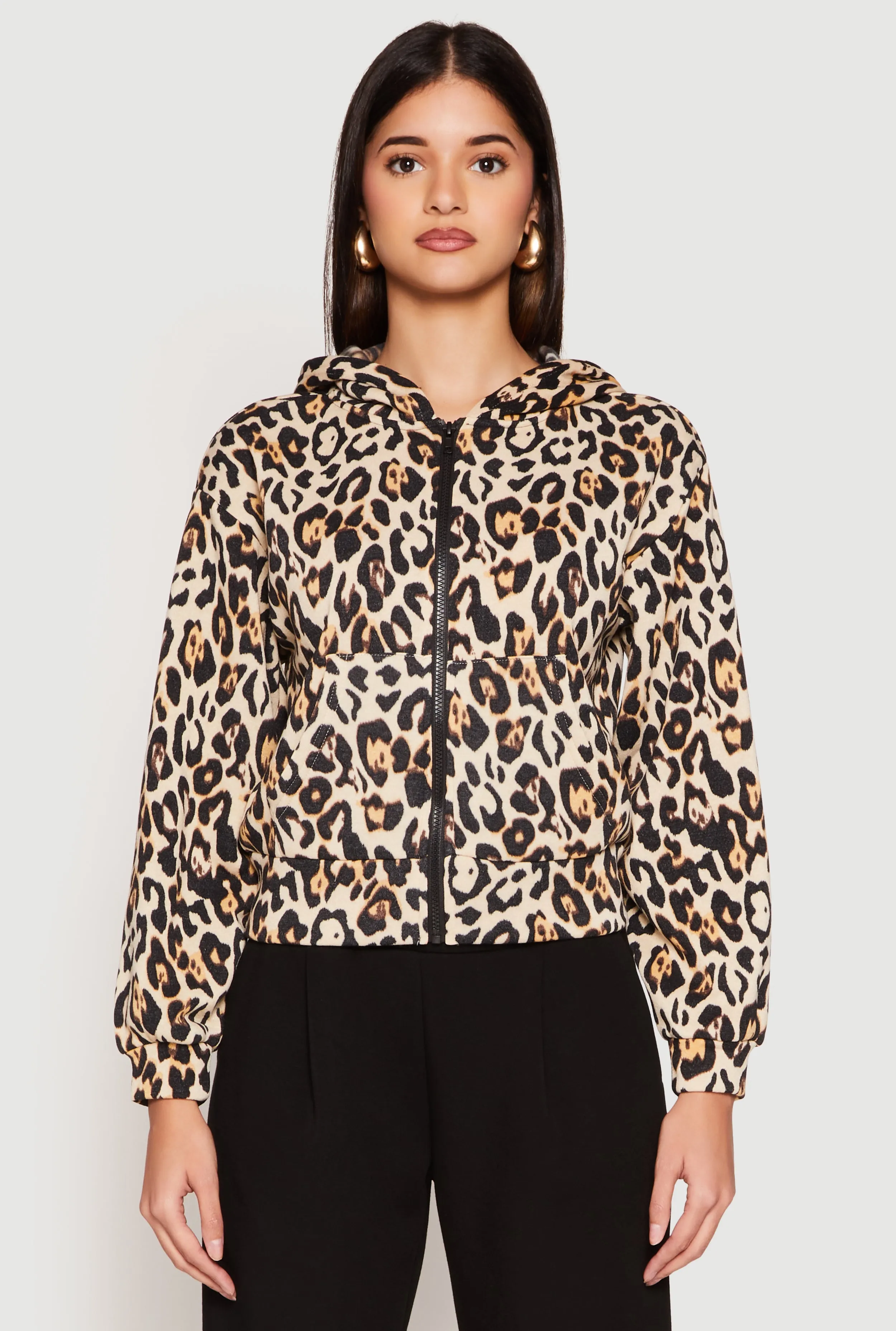 Jaguar Print Hooded Sweatshirt sold by Rainbow product image thumbnail 2