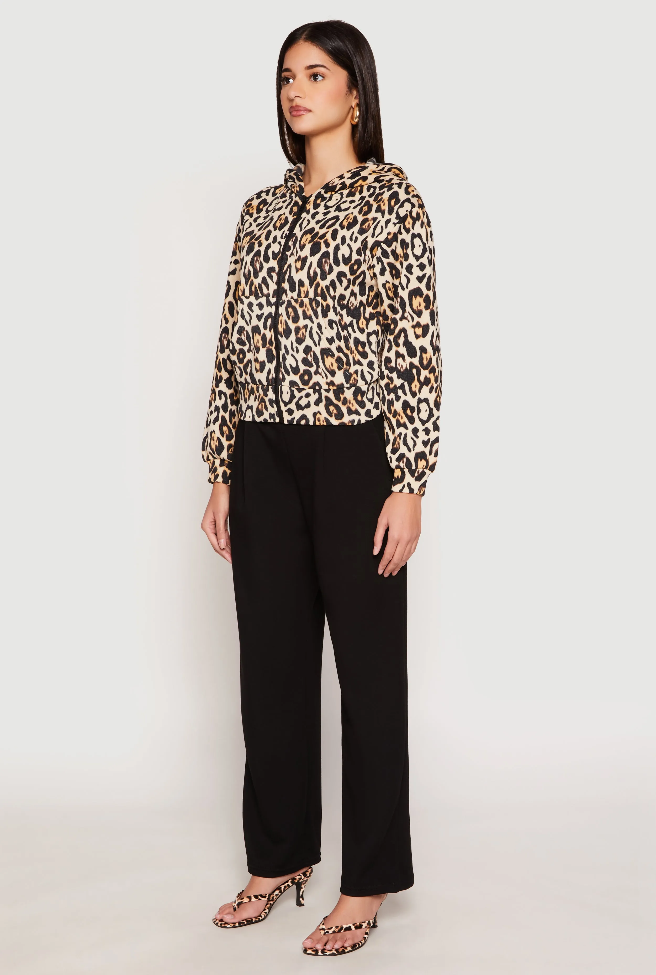 Jaguar Print Hooded Sweatshirt sold by Rainbow product image thumbnail 3