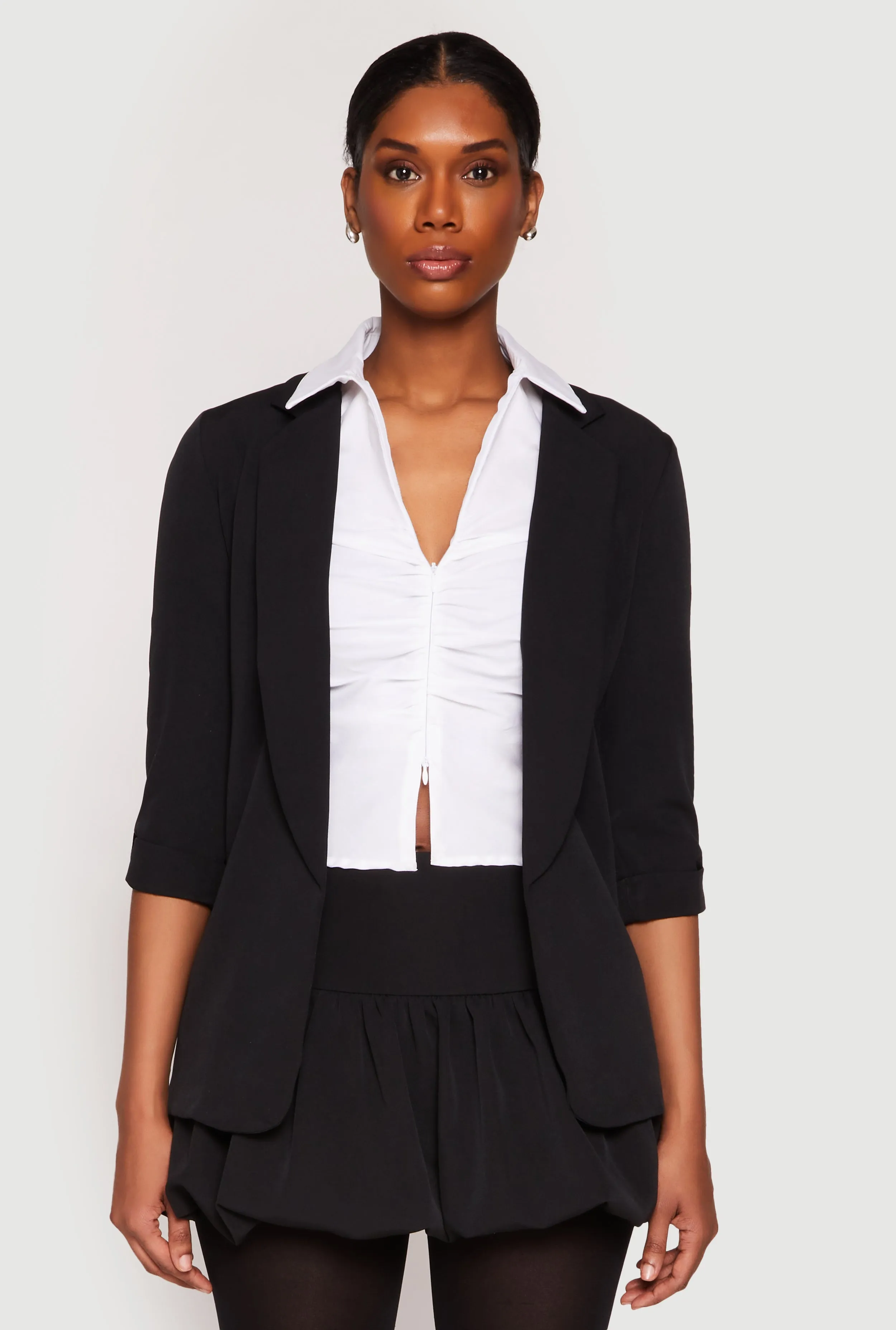 Quarter Tabbed Sleeve Blazer sold by Rainbow