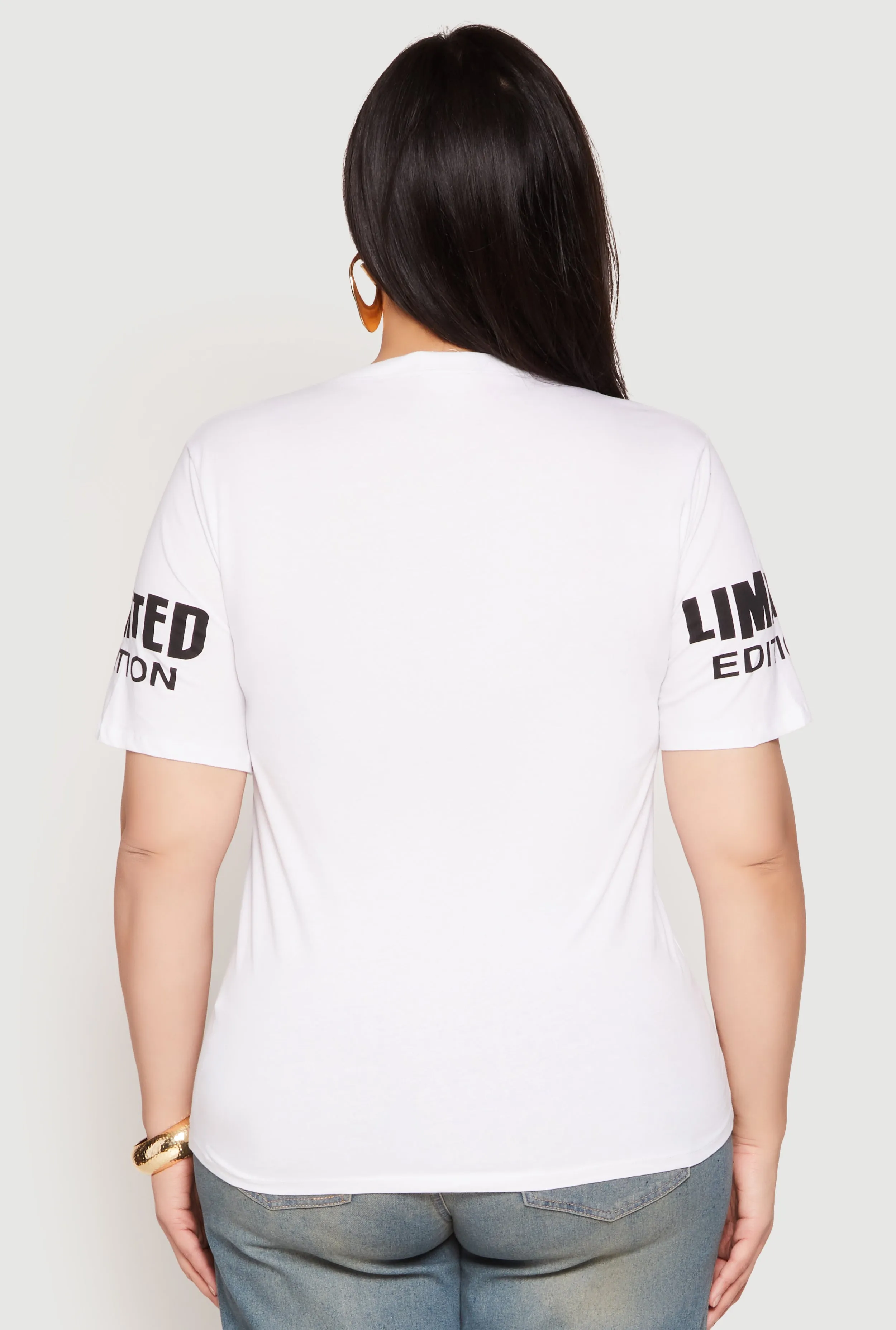 Plus Size Sequin Limited Edition Graphic Tee sold by Rainbow product image thumbnail 5