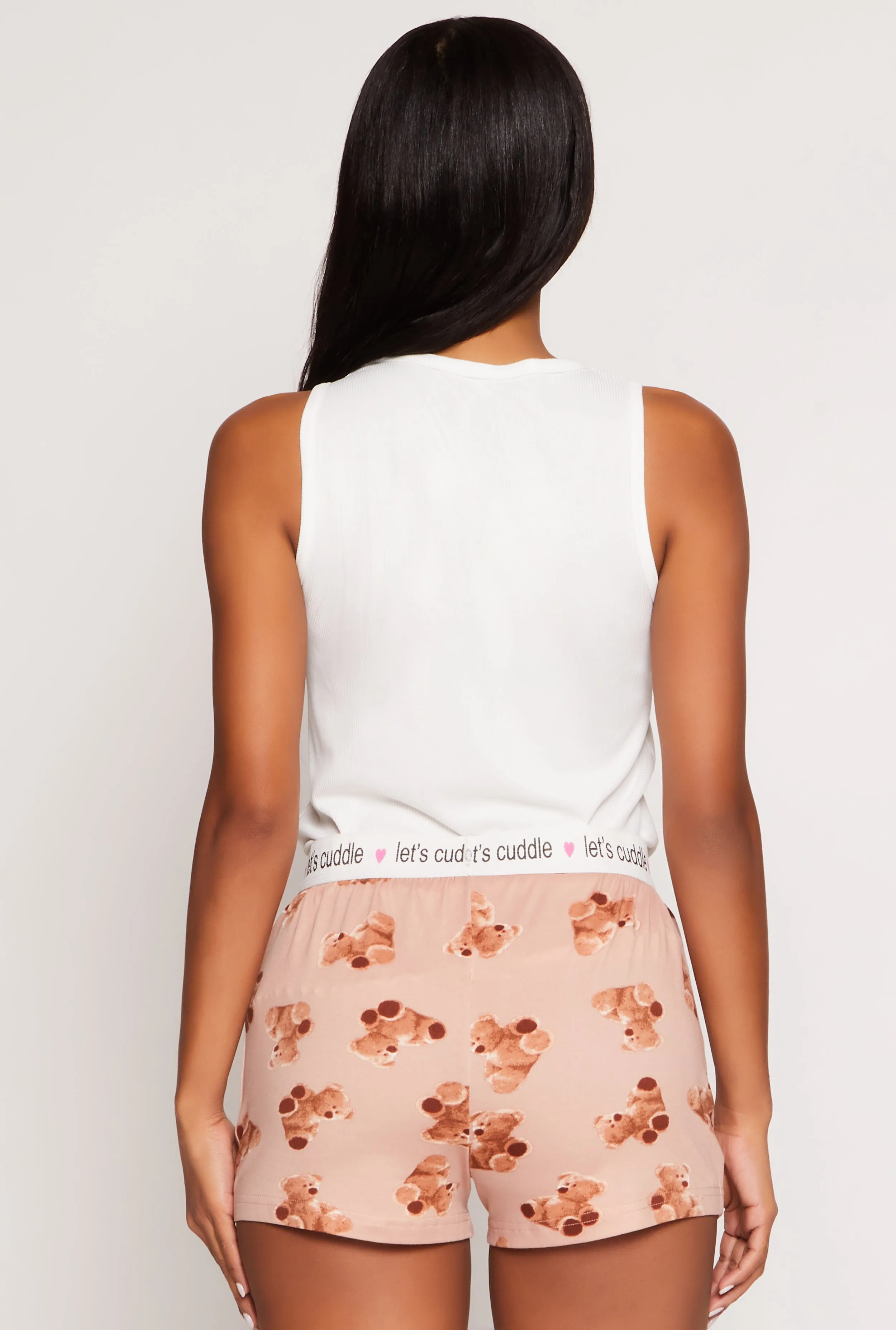 Hopeless Romantic Pajama Tank Top and Shorts sold by Rainbow product image thumbnail 2