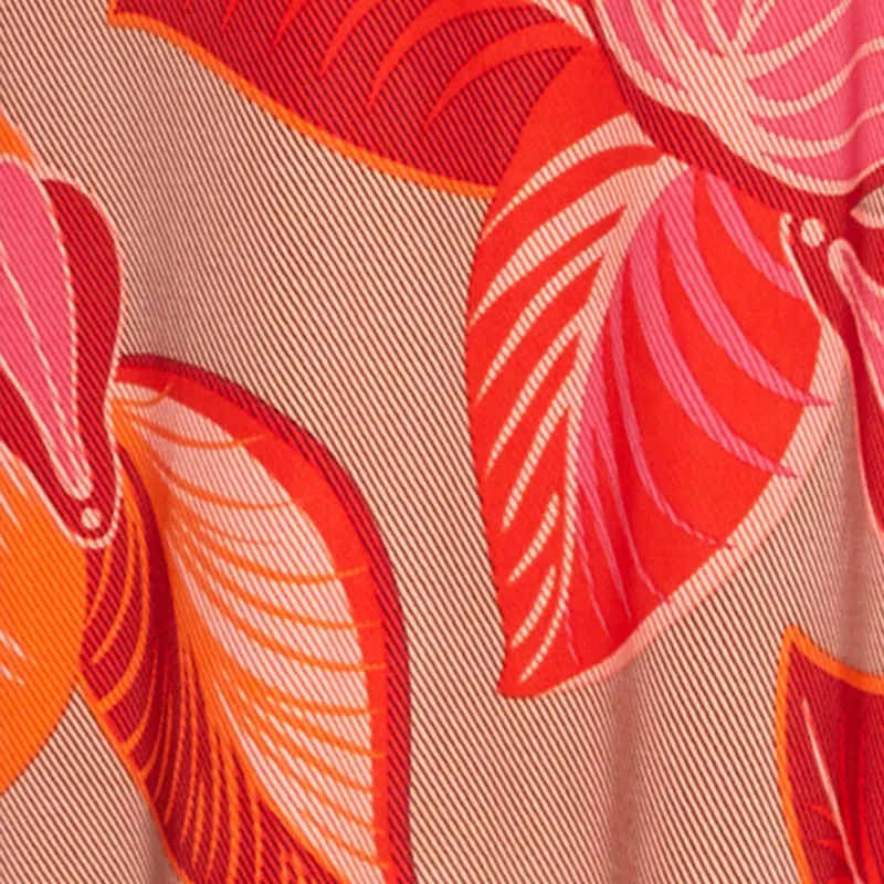 Plus Size Floral Flutter Sleeve Midi Dress sold by Rainbow product image thumbnail 4