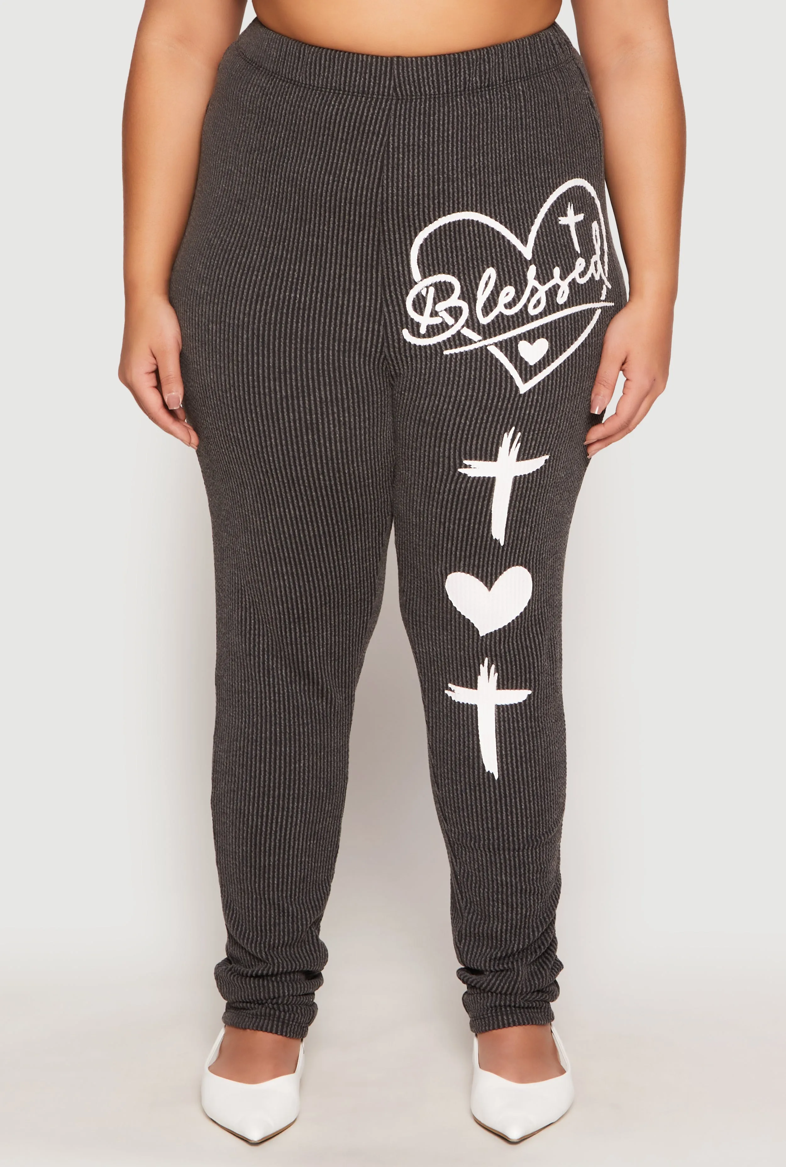 Plus Size Blessed High Waisted Pants sold by Rainbow product image thumbnail 2