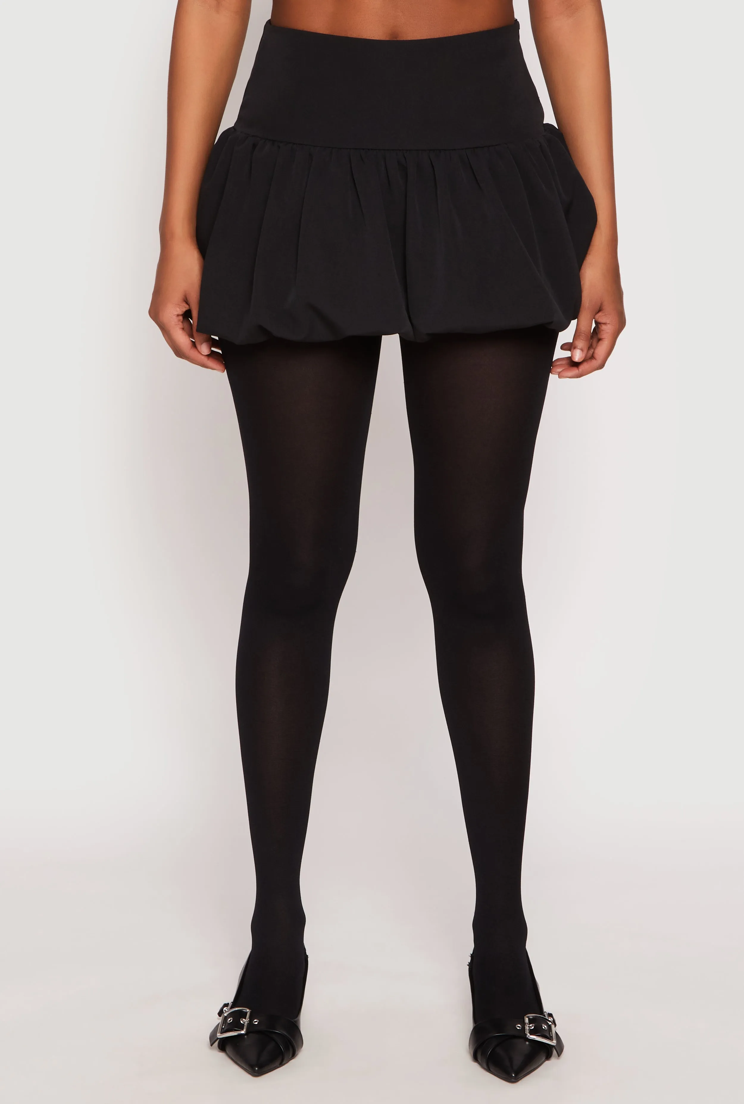 Side Zip Mini Bubble Skirt sold by Rainbow product image thumbnail 2