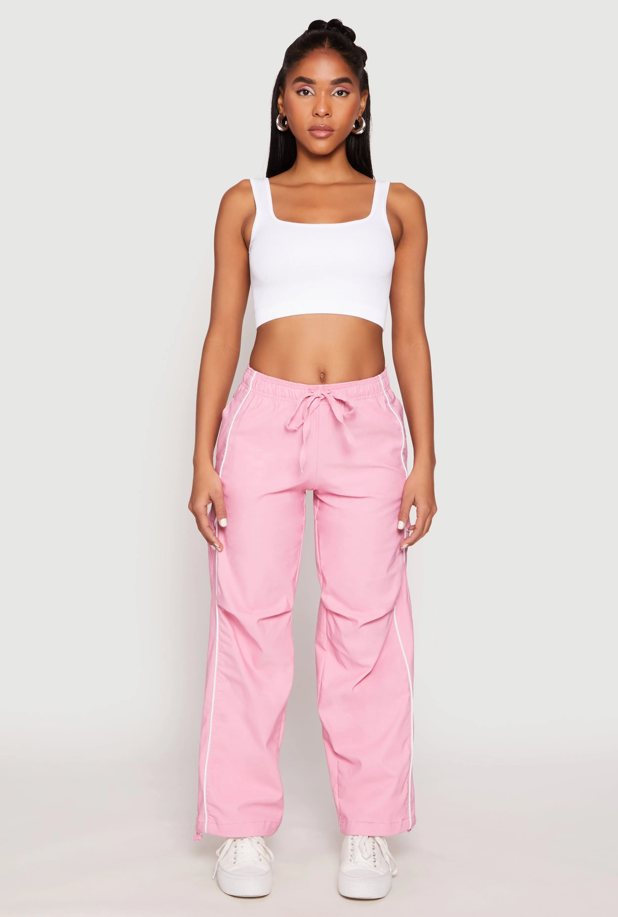 Hyperstretch Toggle Drawstring Hem Pants sold by Rainbow