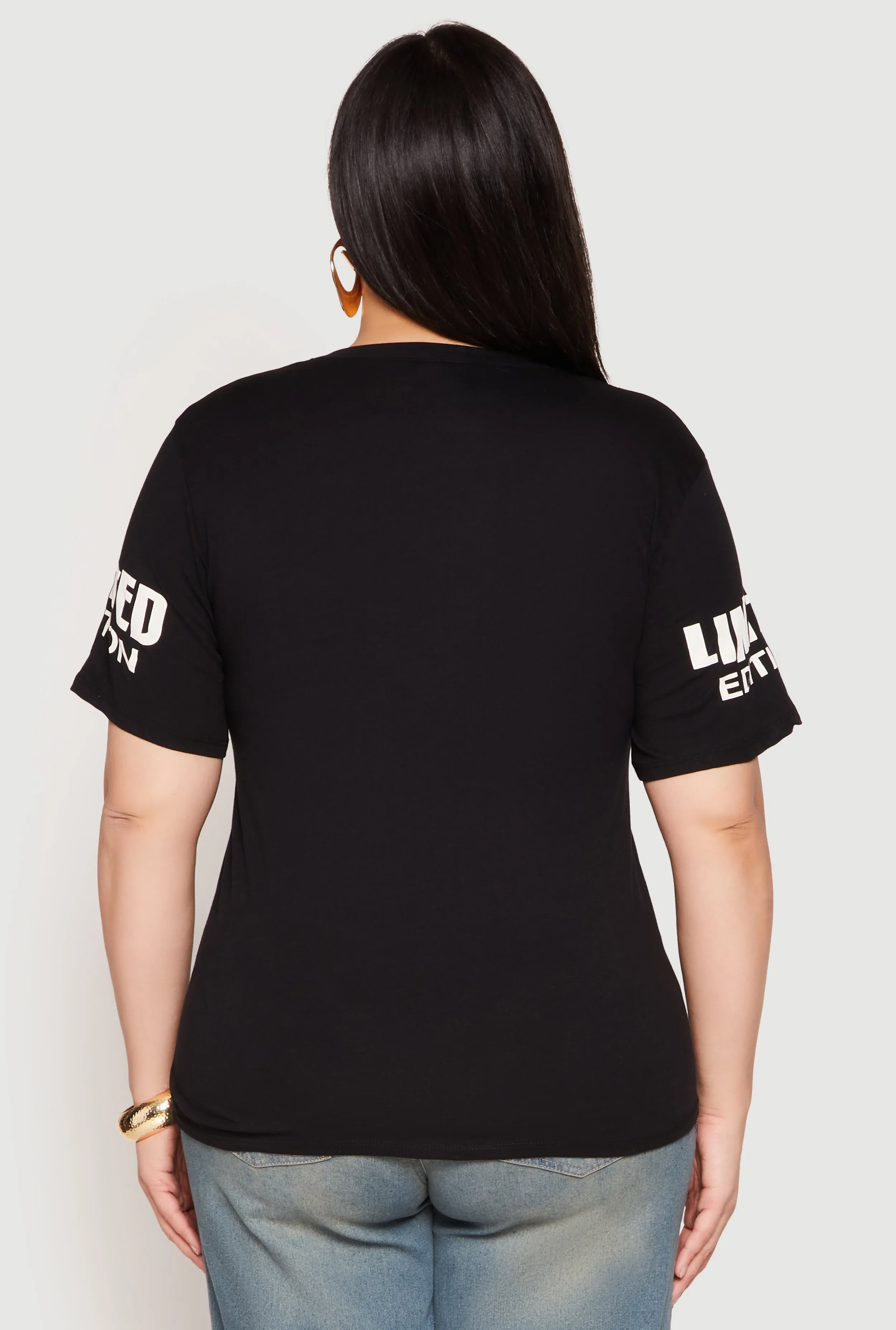 Plus Size Sequin Limited Edition Graphic Tee sold by Rainbow product image thumbnail 5