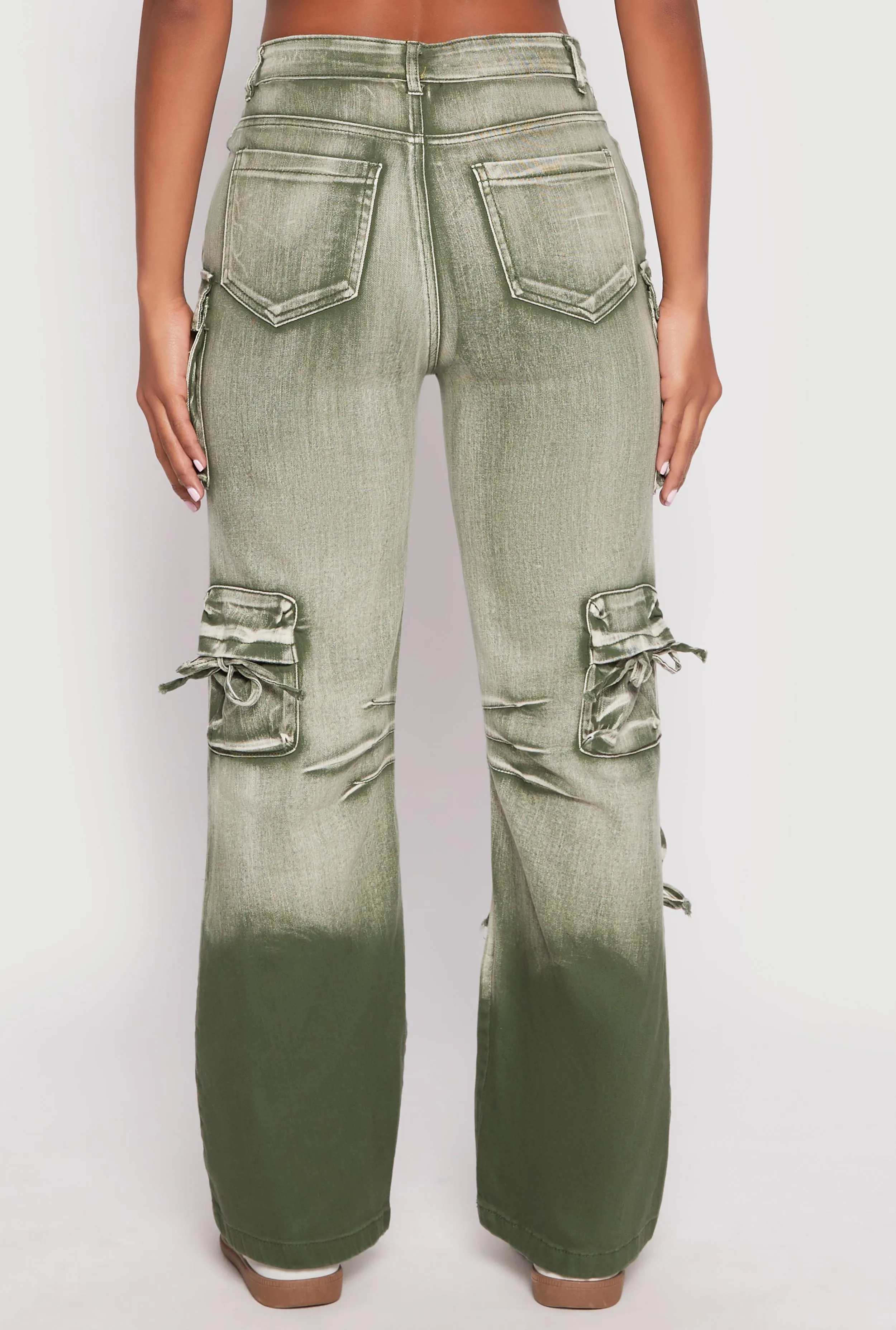 Daisy Mineral Wash Cargo Baggy Jeans sold by Rainbow product image thumbnail 5