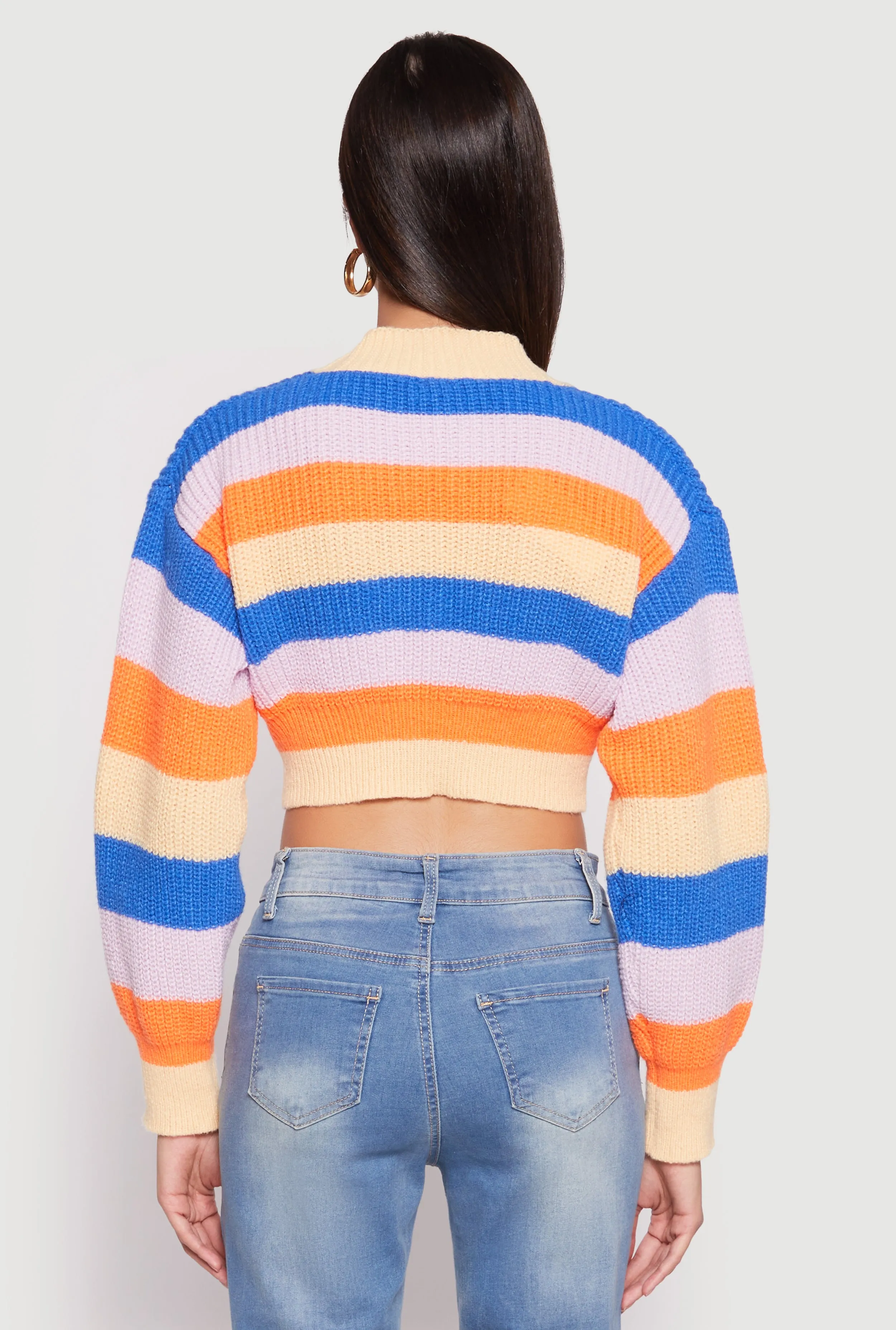 Daisy Striped Cropped Cardigan sold by Rainbow product image thumbnail 5