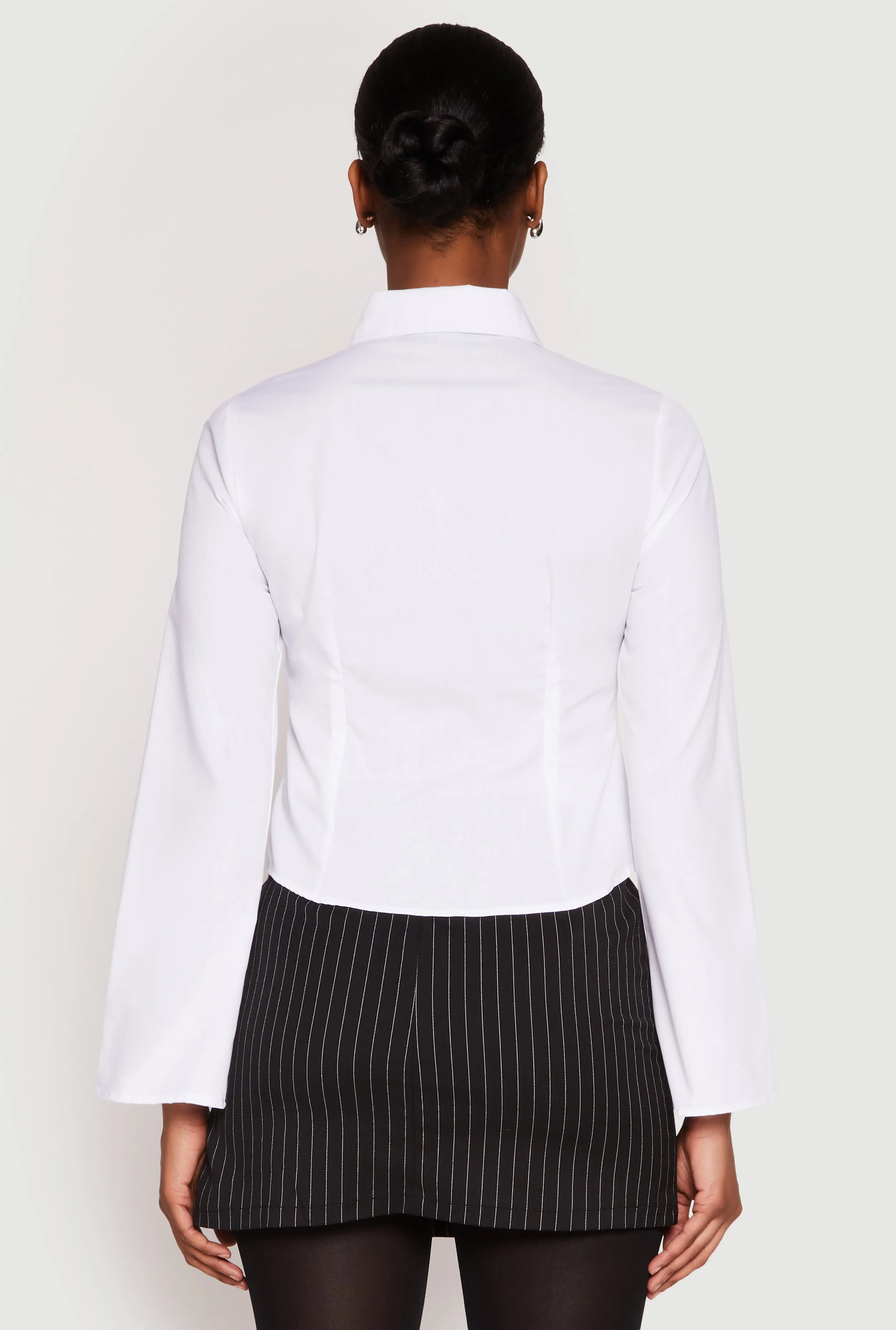 Long Sleeve Button Front Shirt sold by Rainbow product image thumbnail 5