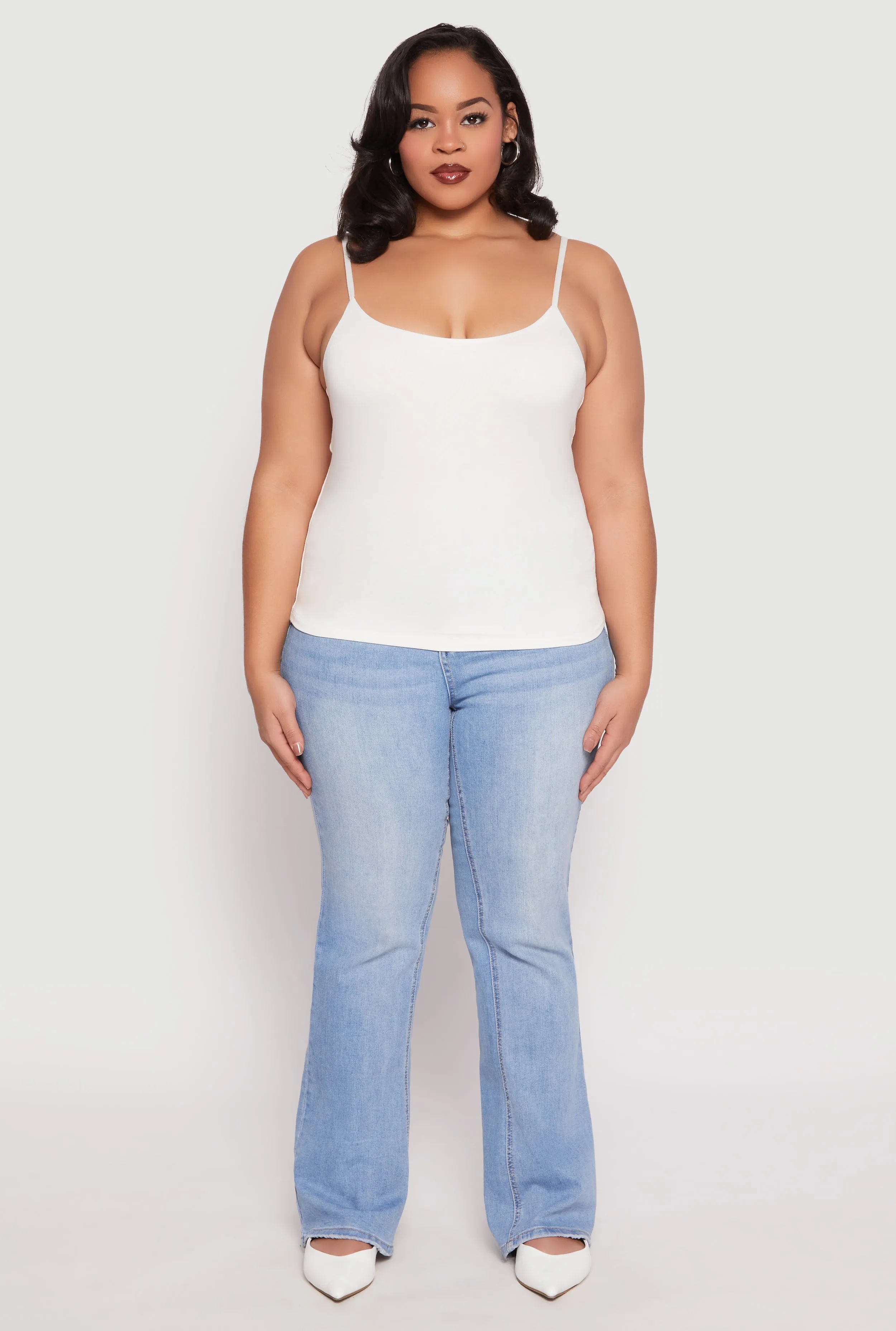 Plus Size Double Layered Cami sold by Rainbow