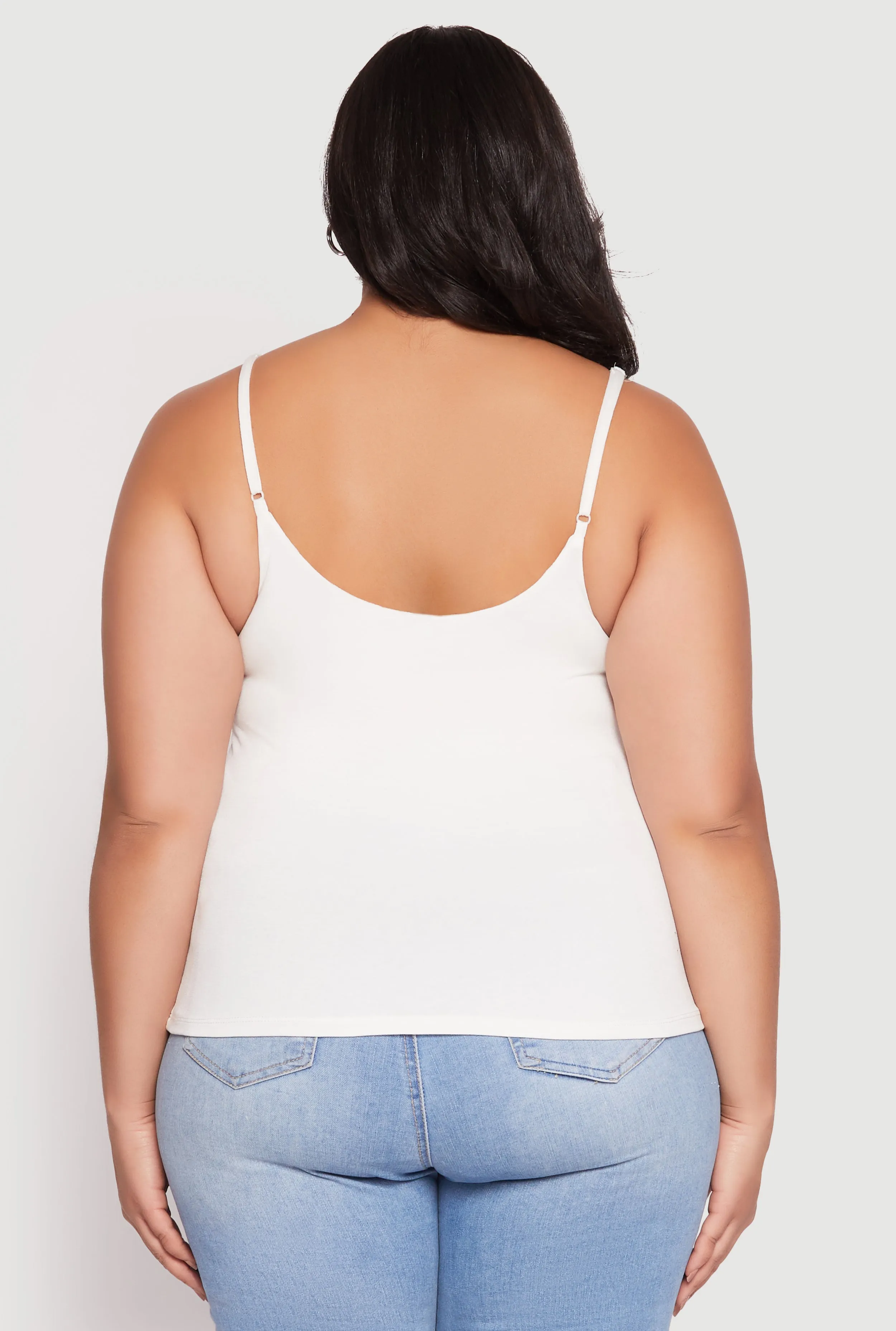 Plus Size Double Layered Cami sold by Rainbow product image thumbnail 5