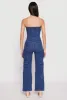 Daisy Denim Straight Leg Cargo Jumpsuit sold by Rainbow