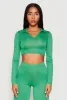 Daisy Long Sleeve Cropped Polo Shirt sold by Rainbow