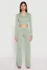 Daisy Long Sleeve Cropped Polo Shirt sold by Rainbow
