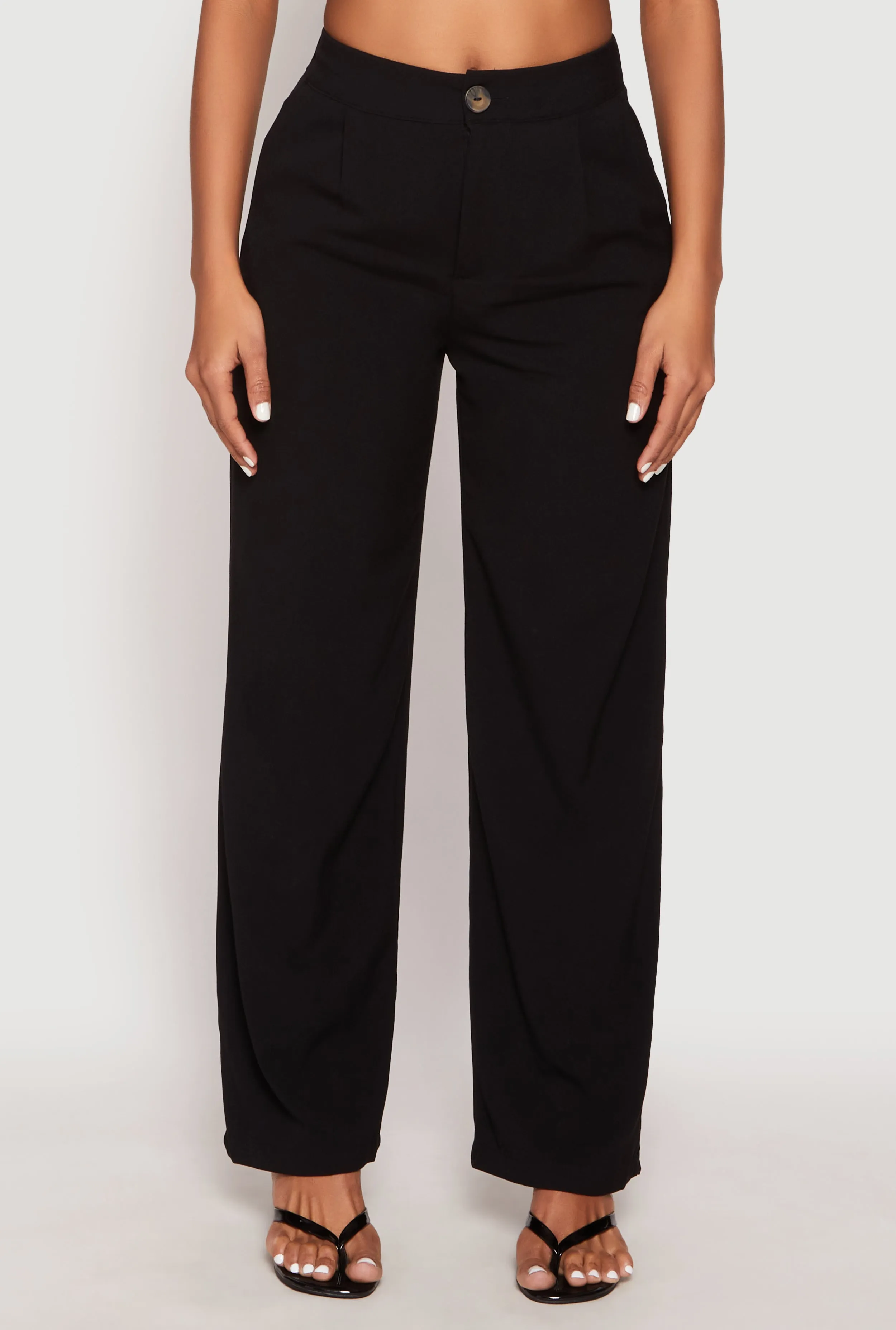 High Waist Wide Leg Dress Pants sold by Rainbow product image thumbnail 3