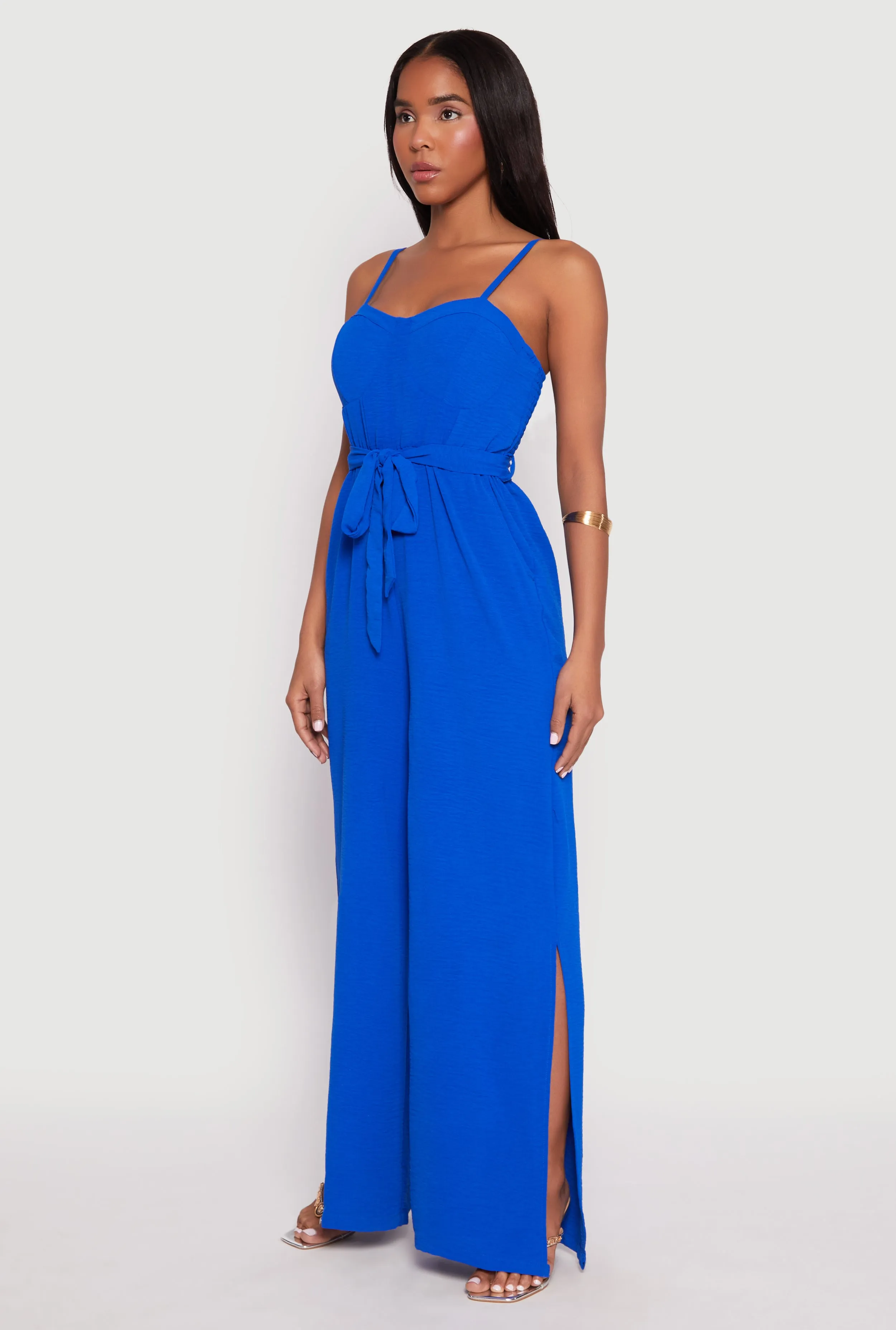 Tie Waist Belted Bustier Jumpsuit sold by Rainbow product image thumbnail 2