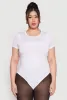 Plus Size Daisy Crew Neck Bodysuit sold by Rainbow