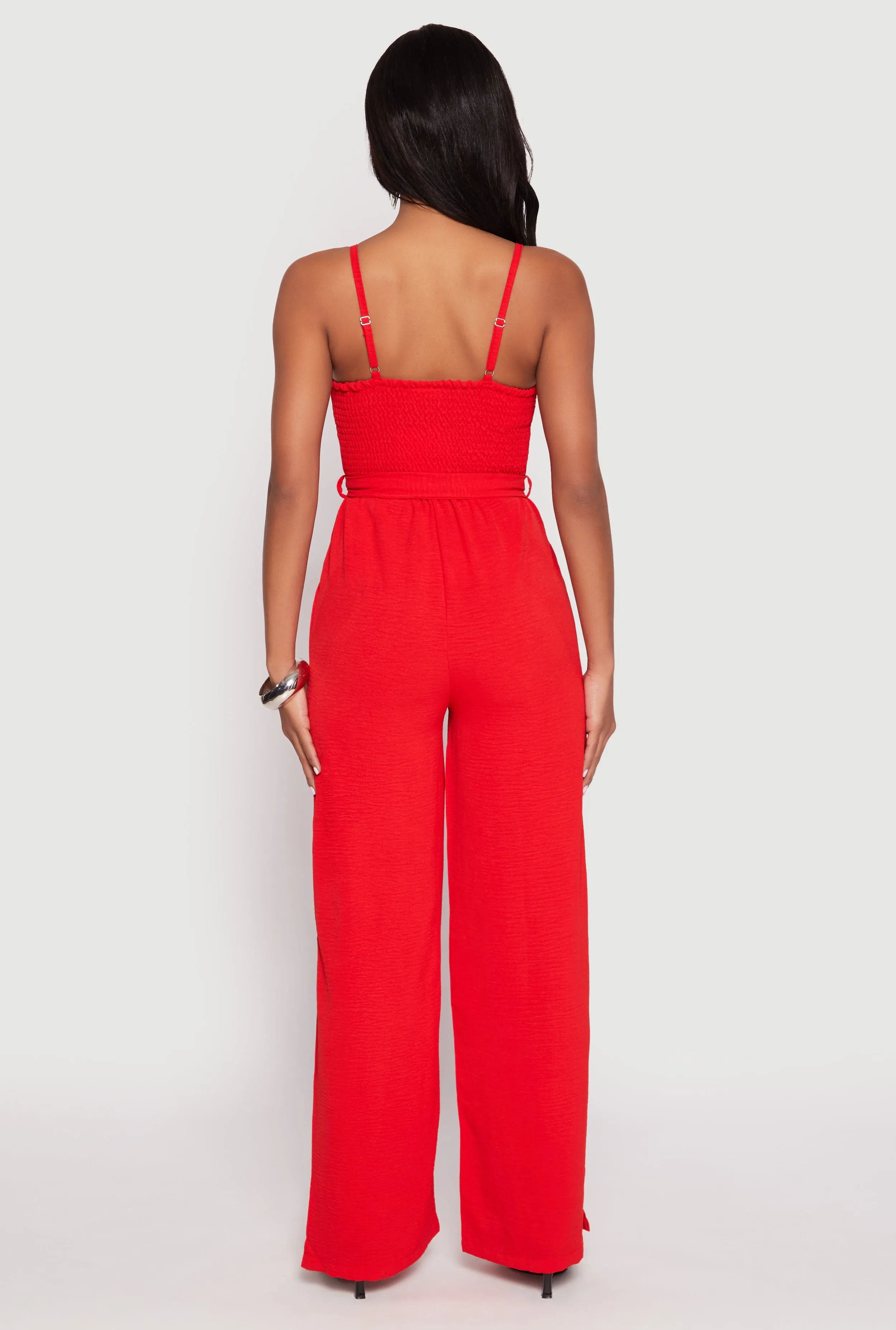 Tie Waist Belted Bustier Jumpsuit sold by Rainbow product image thumbnail 3
