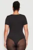 Plus Size Daisy Short Sleeve Bodysuit sold by Rainbow