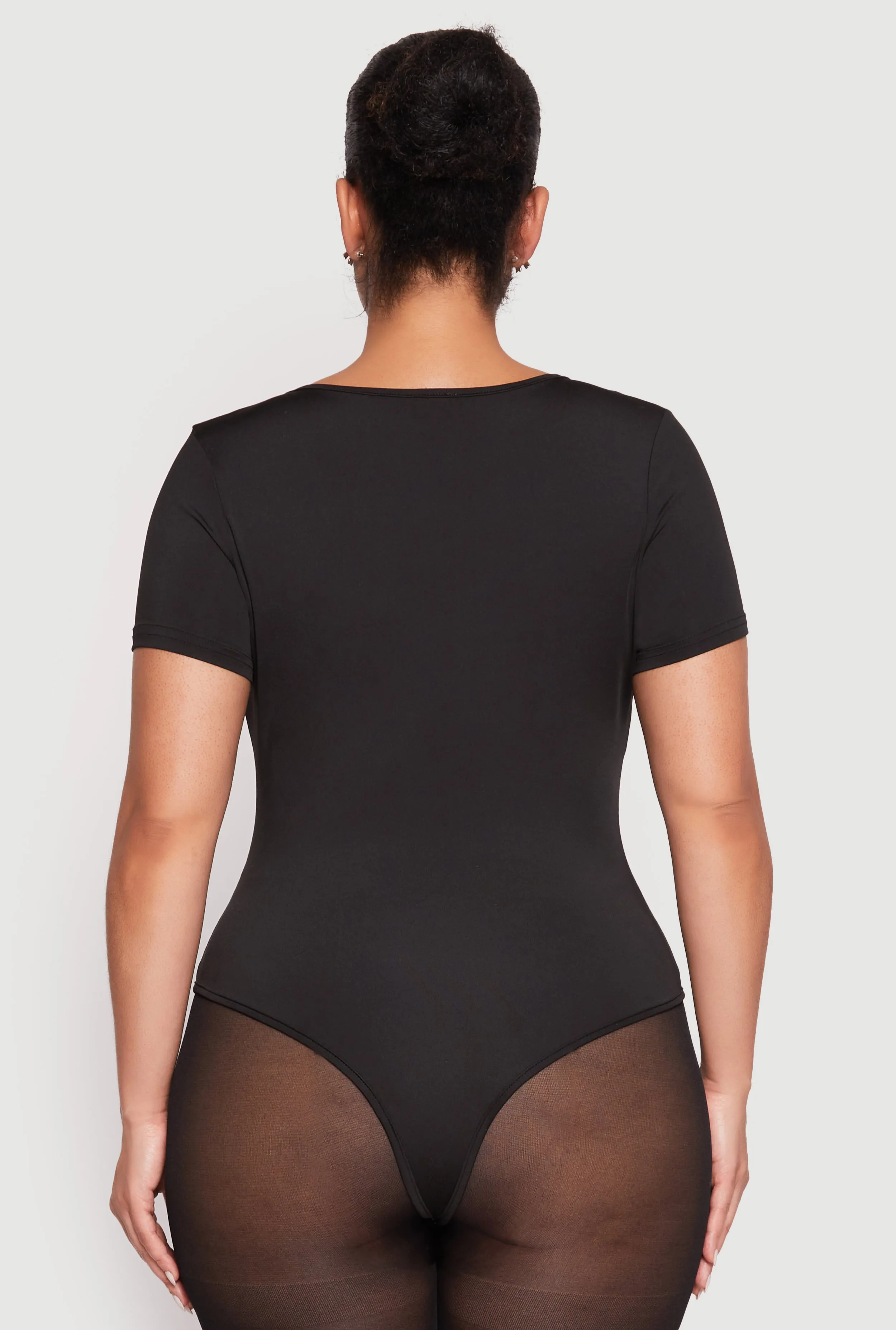 Plus Size Daisy Short Sleeve Bodysuit sold by Rainbow product image thumbnail 5