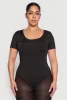 Plus Size Daisy Short Sleeve Bodysuit sold by Rainbow
