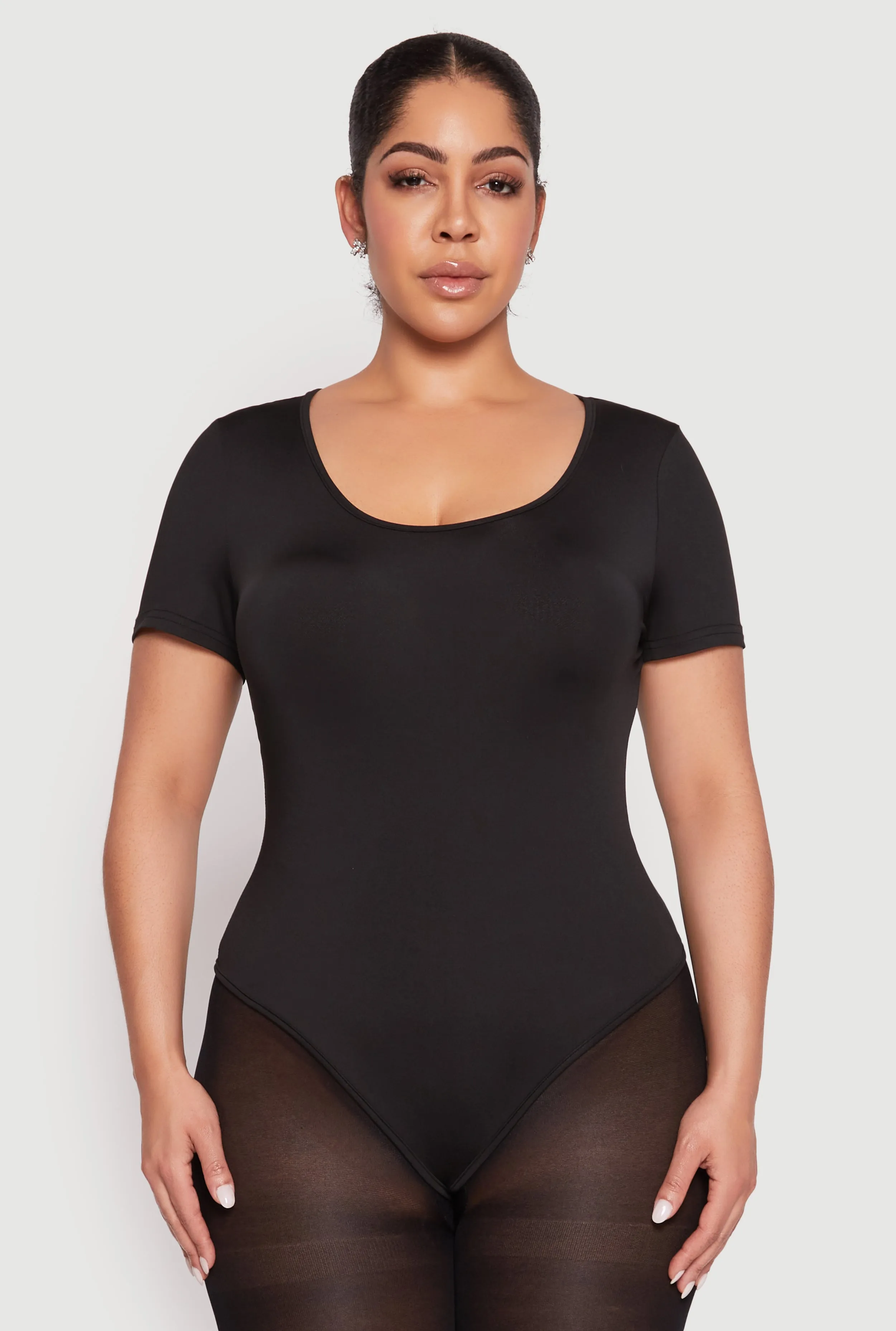 Plus Size Daisy Short Sleeve Bodysuit sold by Rainbow product image thumbnail 2