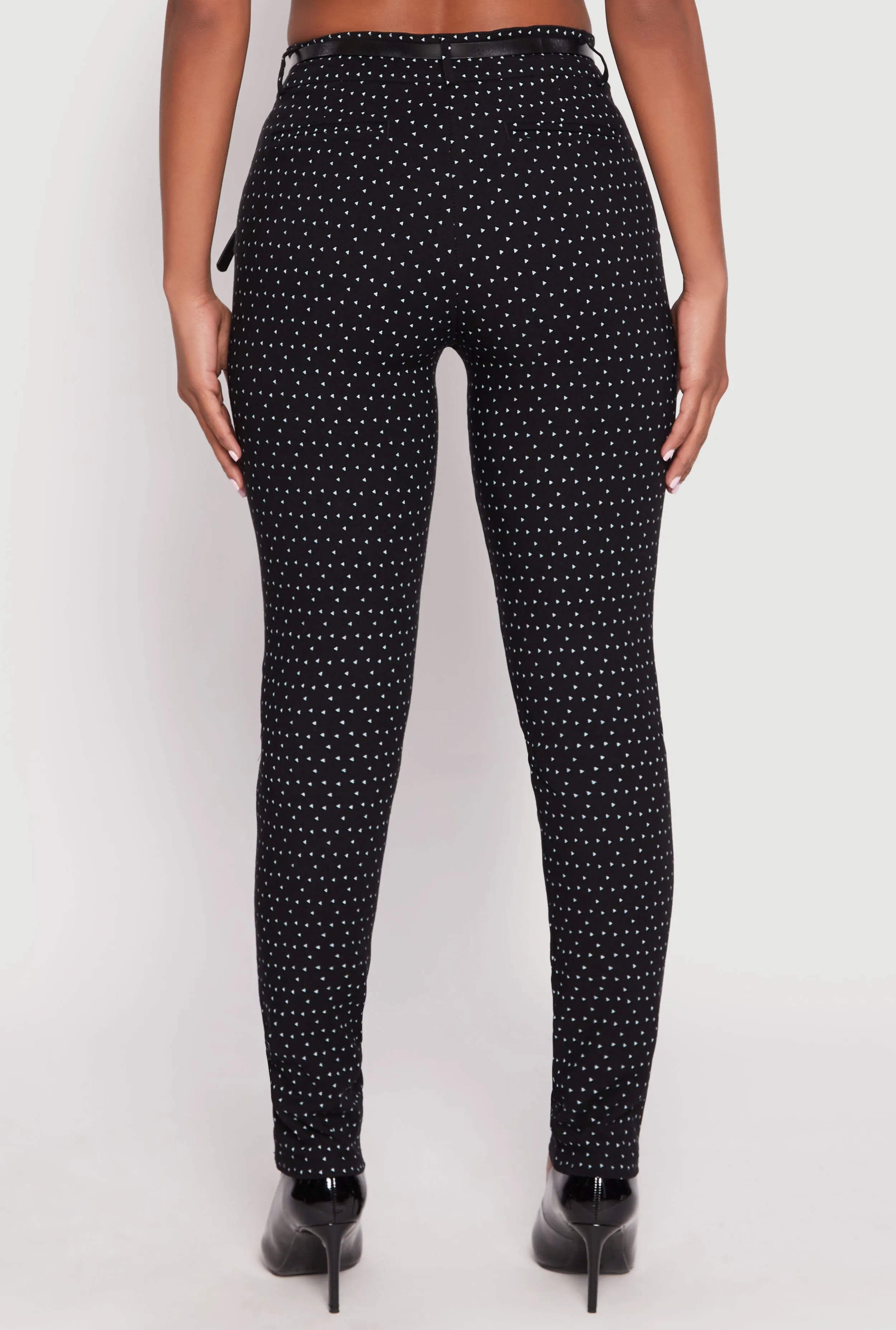 Triangle Dot Print Belted Pants sold by Rainbow product image thumbnail 5