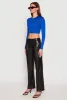 Daisy Long Sleeve High Neck Crop Top sold by Rainbow