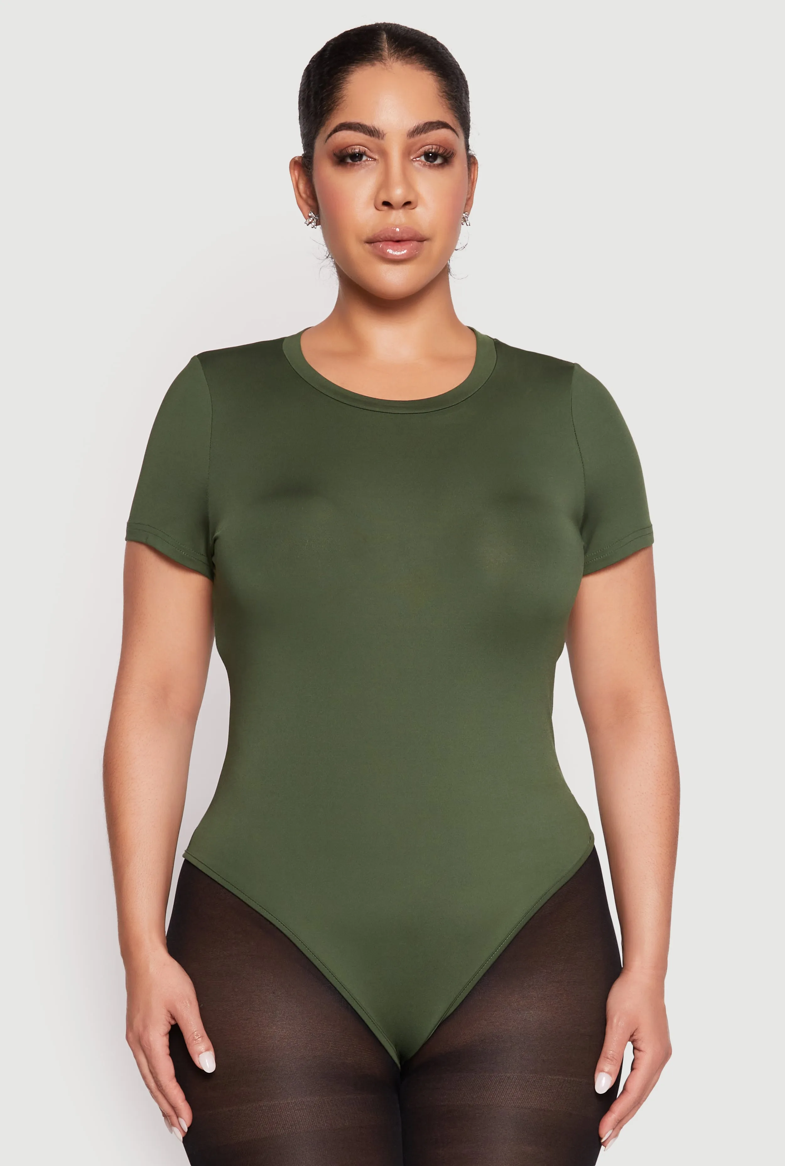 Plus Size Daisy Crew Neck Bodysuit sold by Rainbow product image thumbnail 2