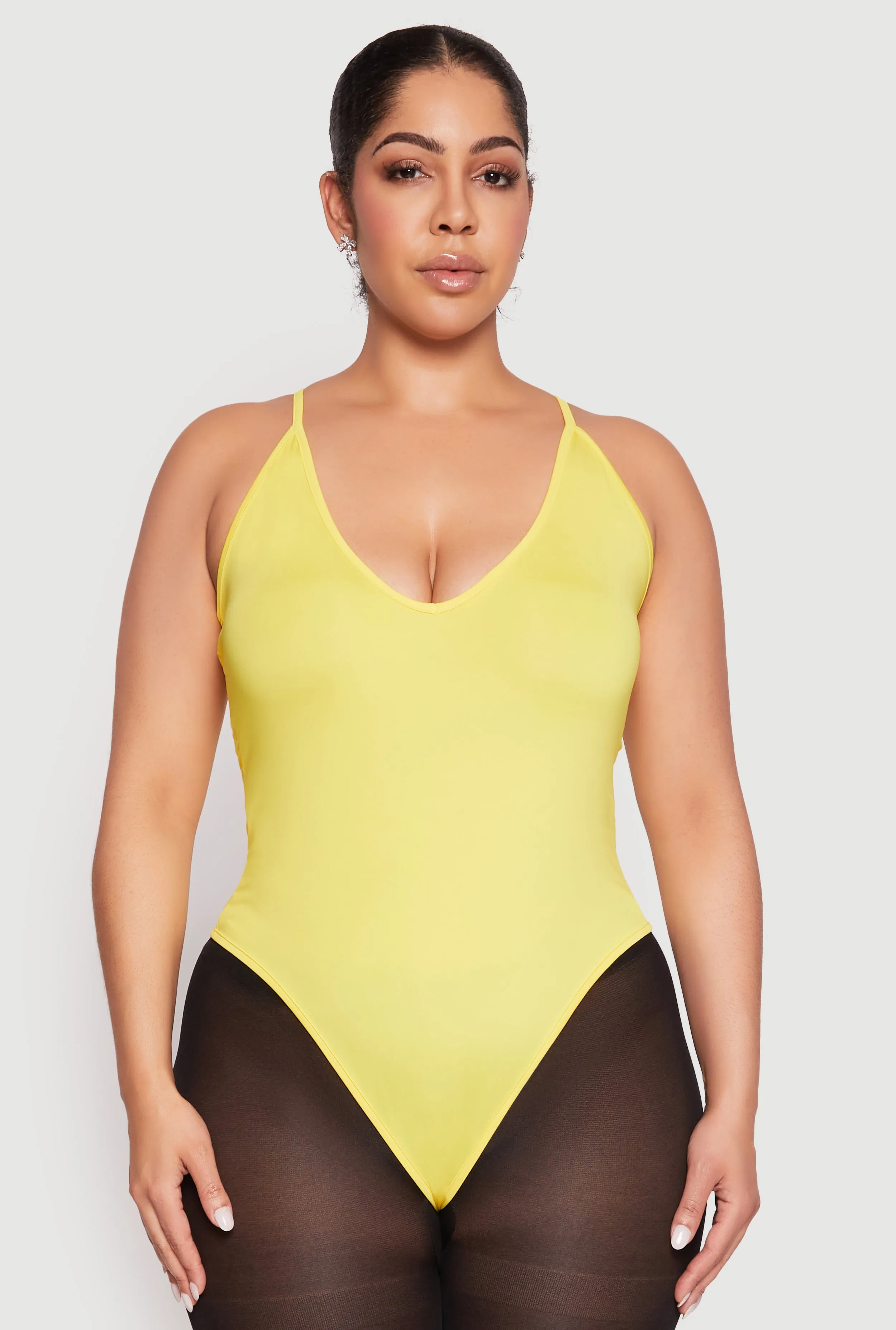 Plus Size Daisy Plunge Bodysuit sold by Rainbow product image thumbnail 2