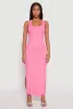 Ribbed Knit Side Slit Tank Dress sold by Rainbow