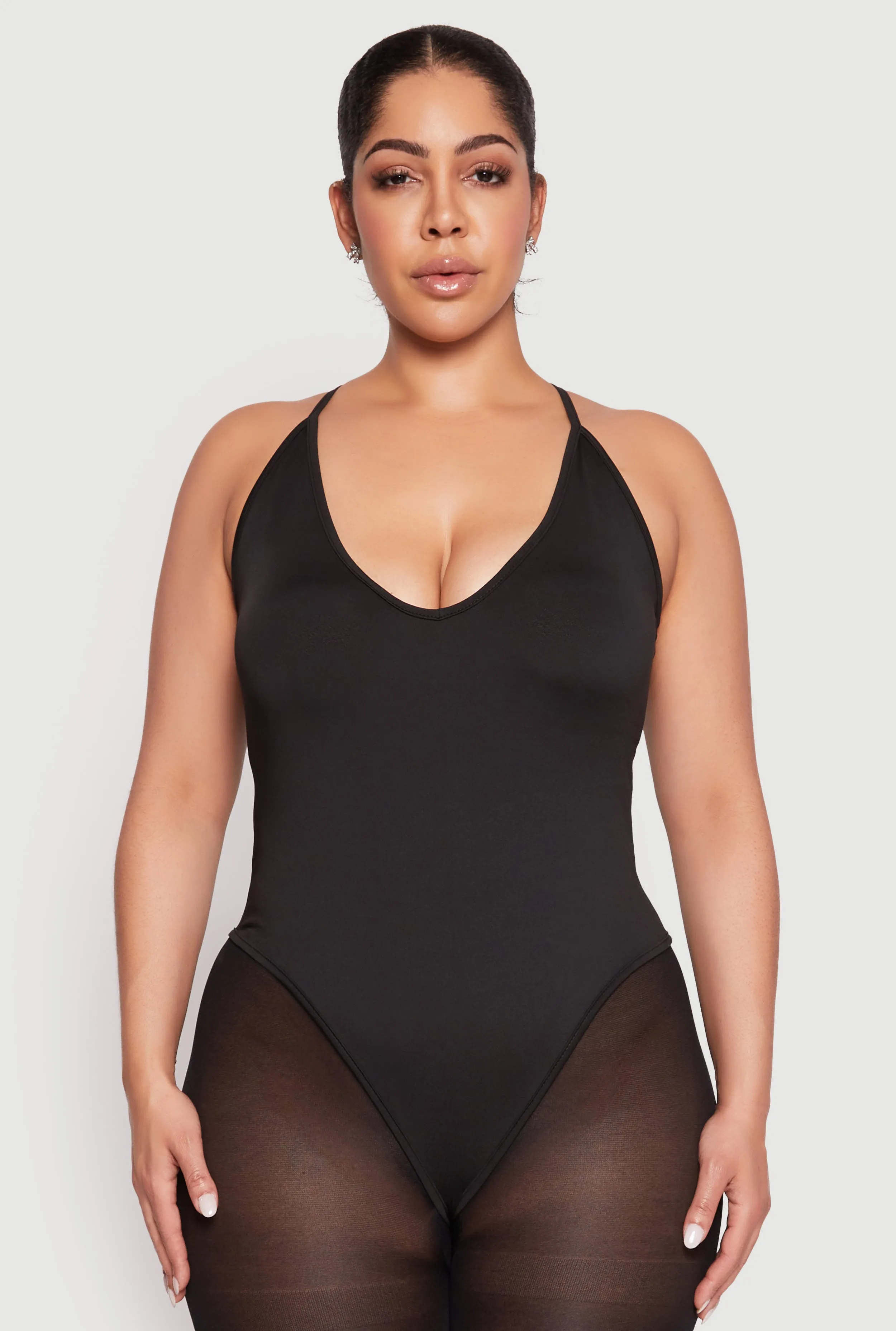 Plus Size Daisy Plunge Bodysuit sold by Rainbow product image thumbnail 2