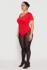 Plus Size Daisy Short Sleeve Bodysuit sold by Rainbow