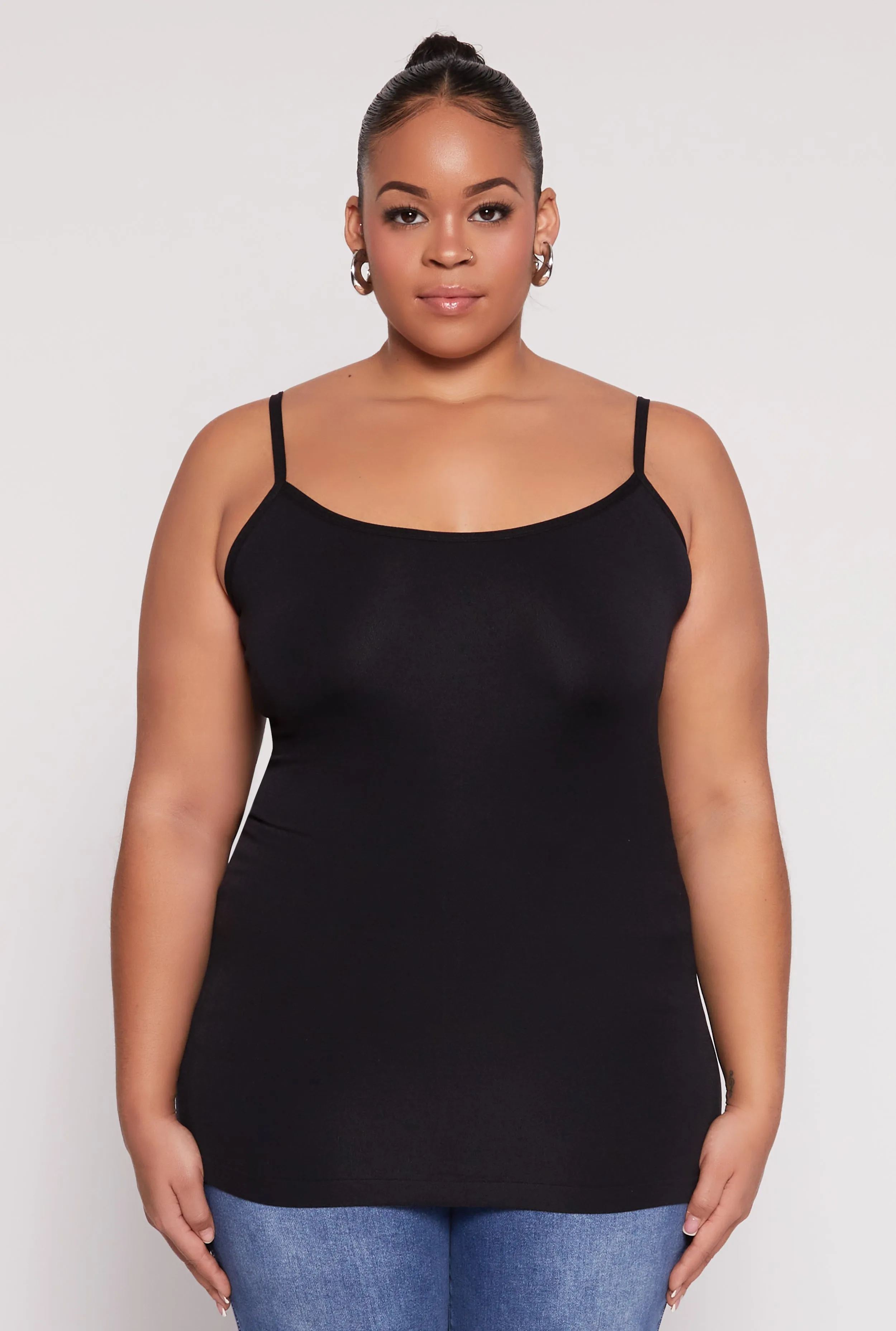 Plus Size Basic Seamless Cami sold by Rainbow product image thumbnail 2