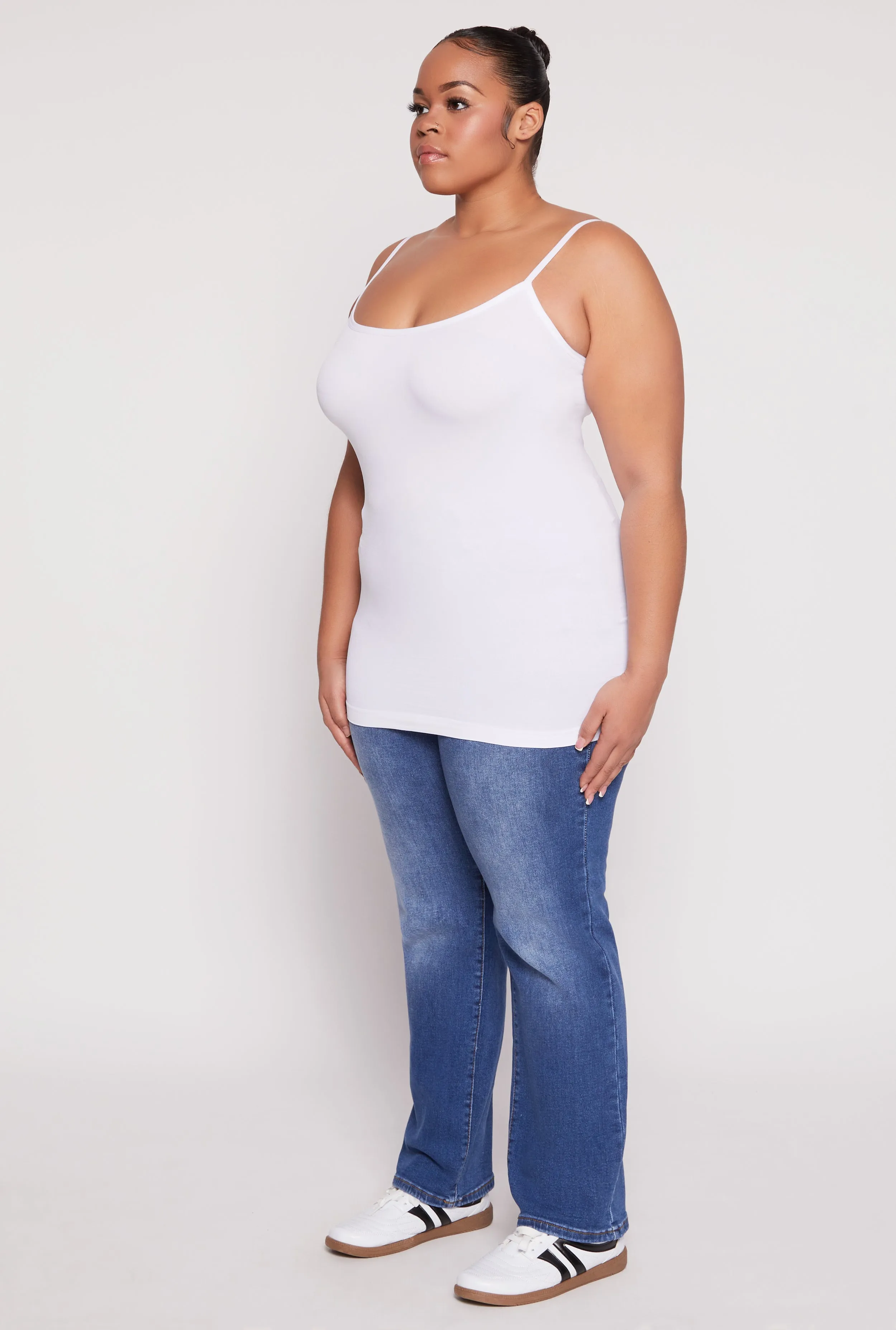 Plus Size Basic Seamless Cami sold by Rainbow product image thumbnail 3