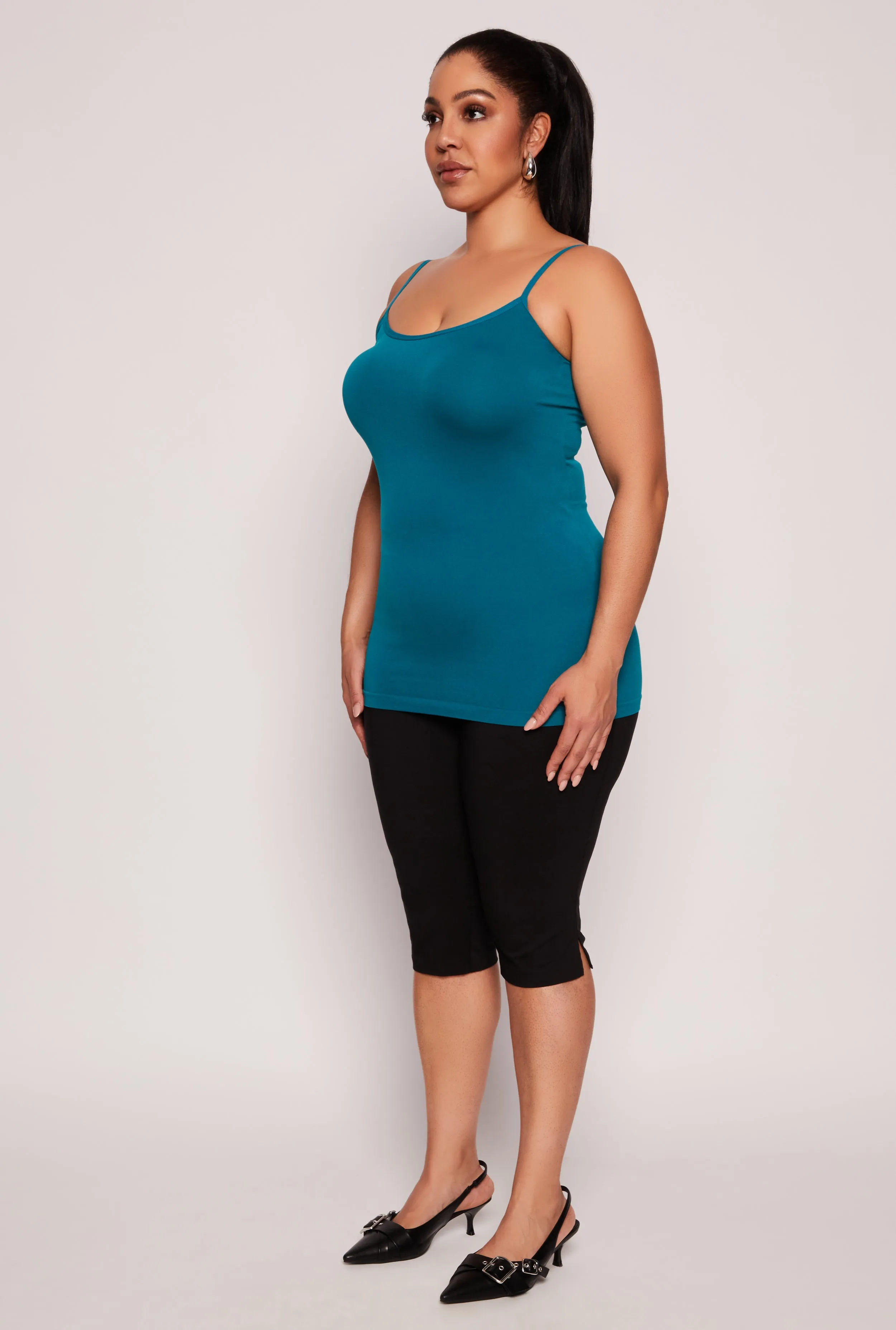 Plus Size Basic Seamless Cami sold by Rainbow product image thumbnail 3
