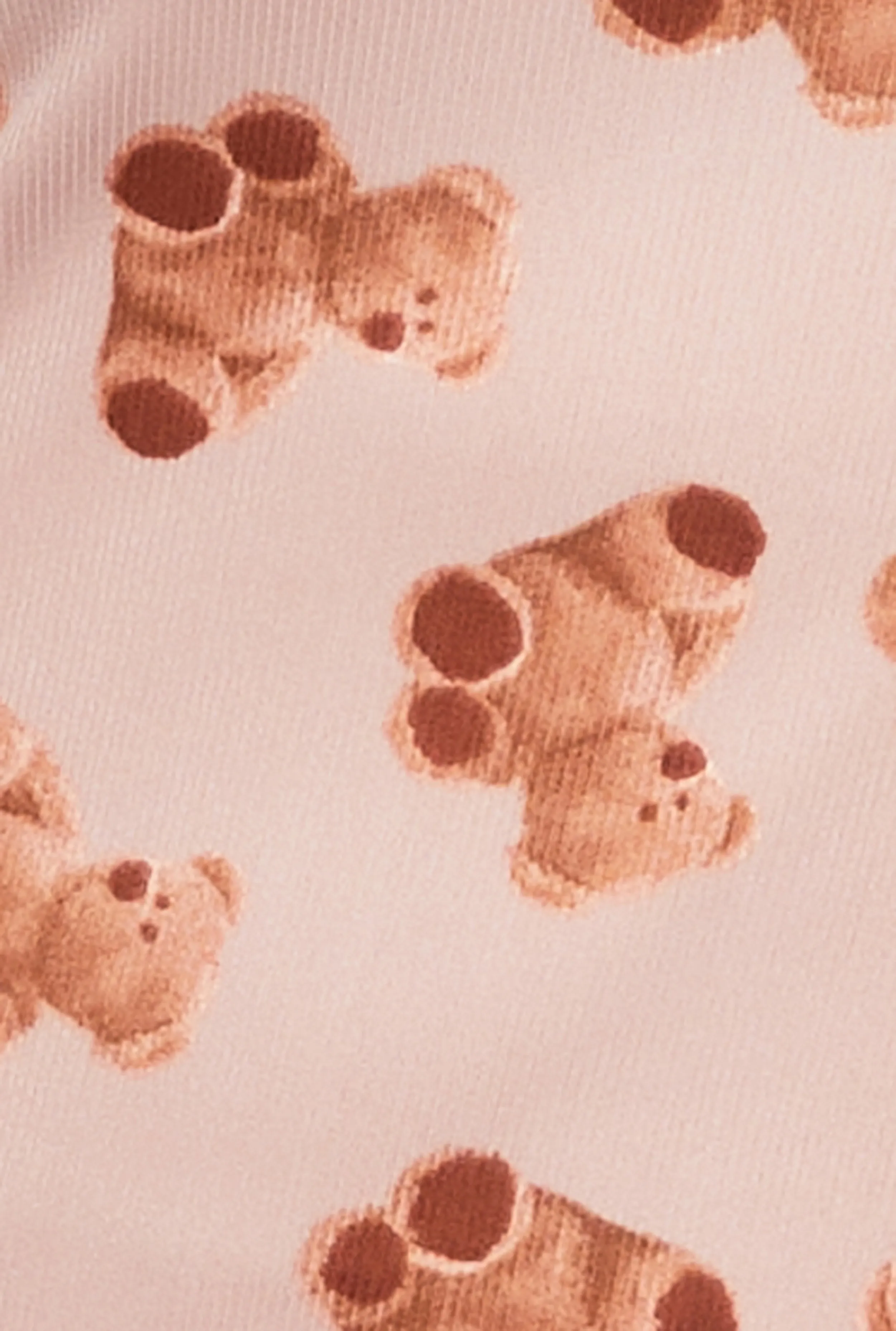 Plus Size Teddy Bear Print Pajama Cami and Shorts sold by Rainbow product image thumbnail 3