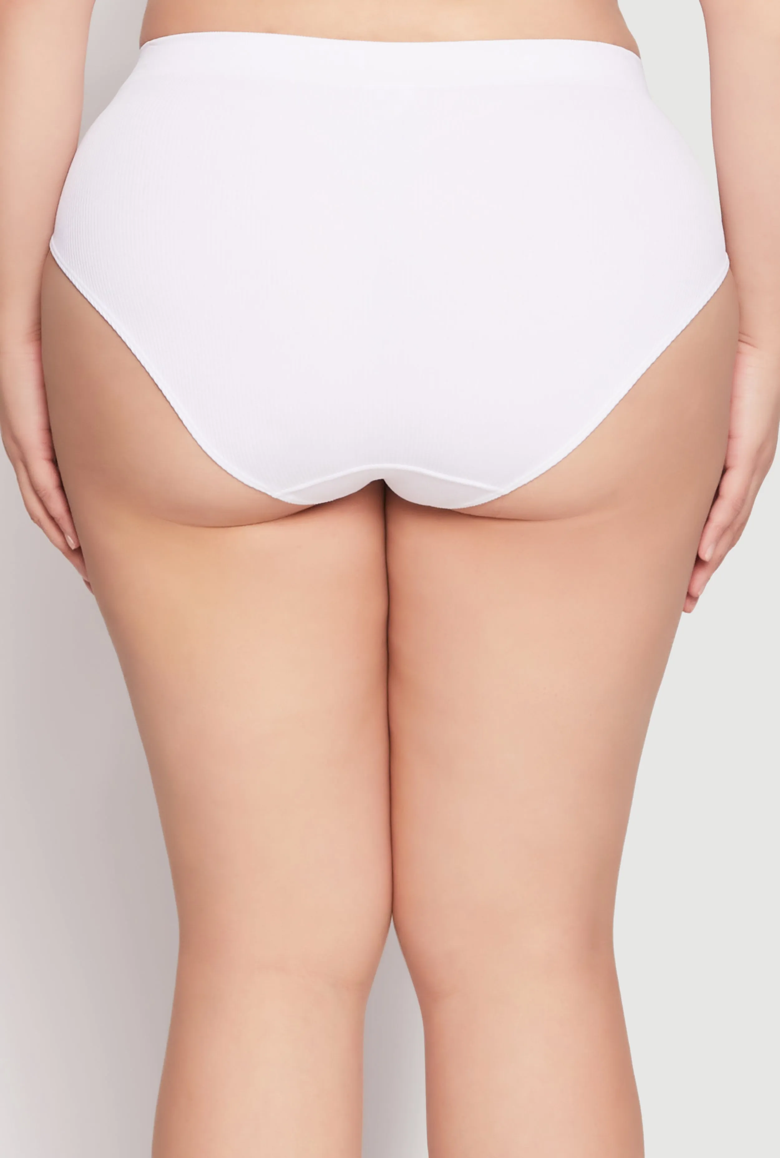 Plus Size Seamless High Waisted Hipster Panty sold by Rainbow product image thumbnail 5