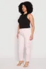 Plus Size Poplin Toggle Drawstring Detail Joggers sold by Rainbow