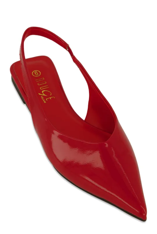 Slingback Pointed Toe Flats sold by Rainbow