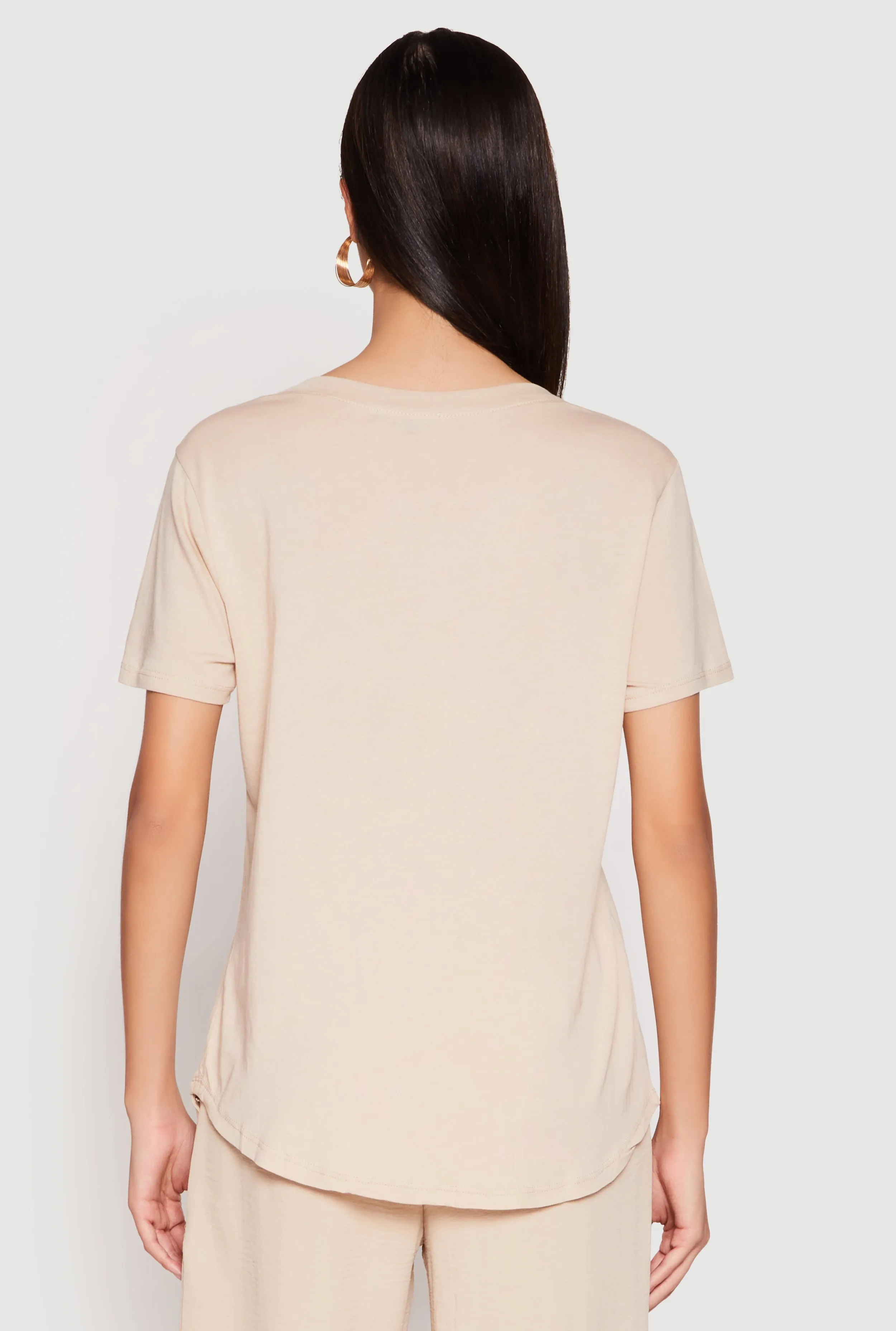 Scoop Neck Pocket T Shirt sold by Rainbow product image thumbnail 5