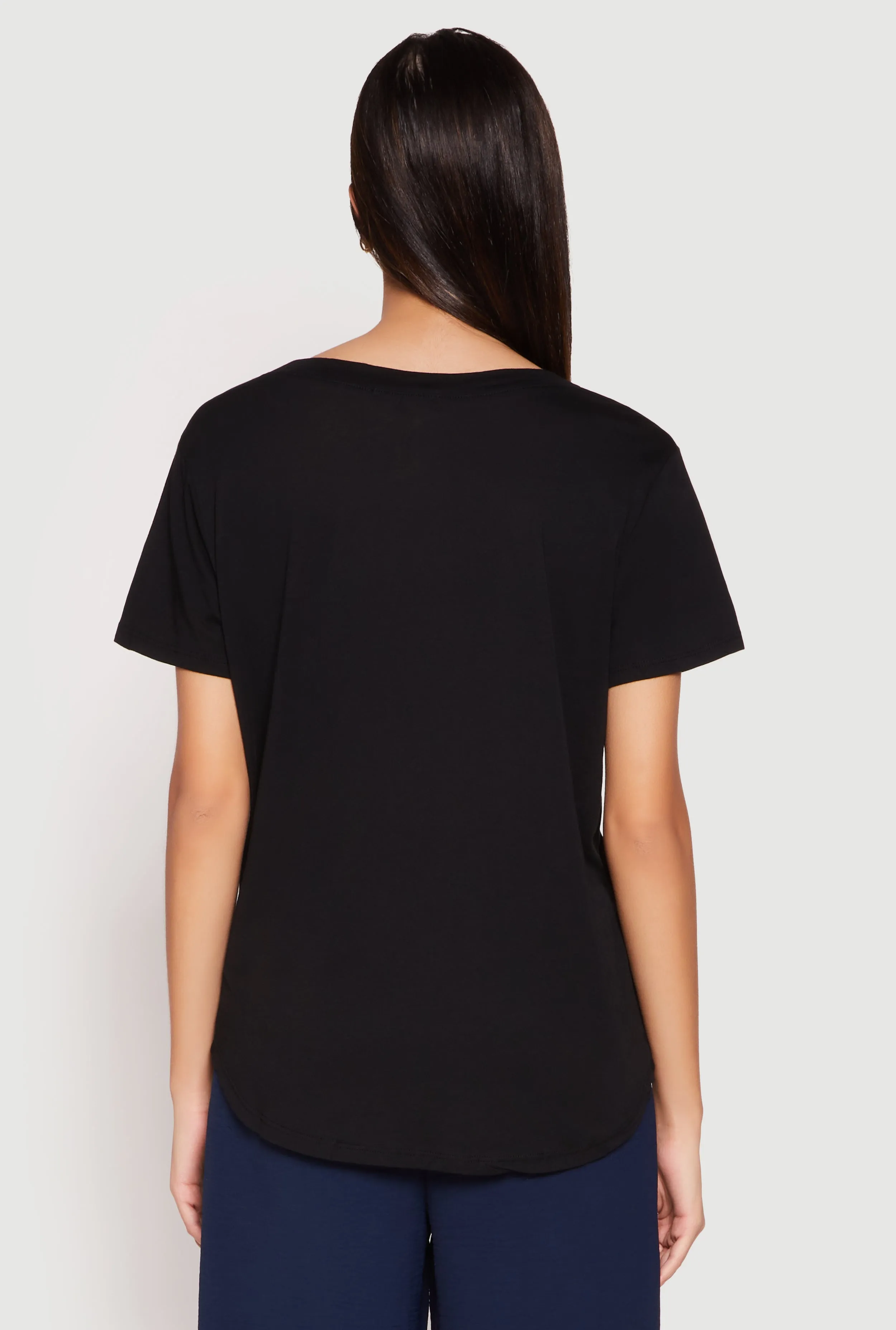 Scoop Neck Pocket T Shirt sold by Rainbow product image thumbnail 5