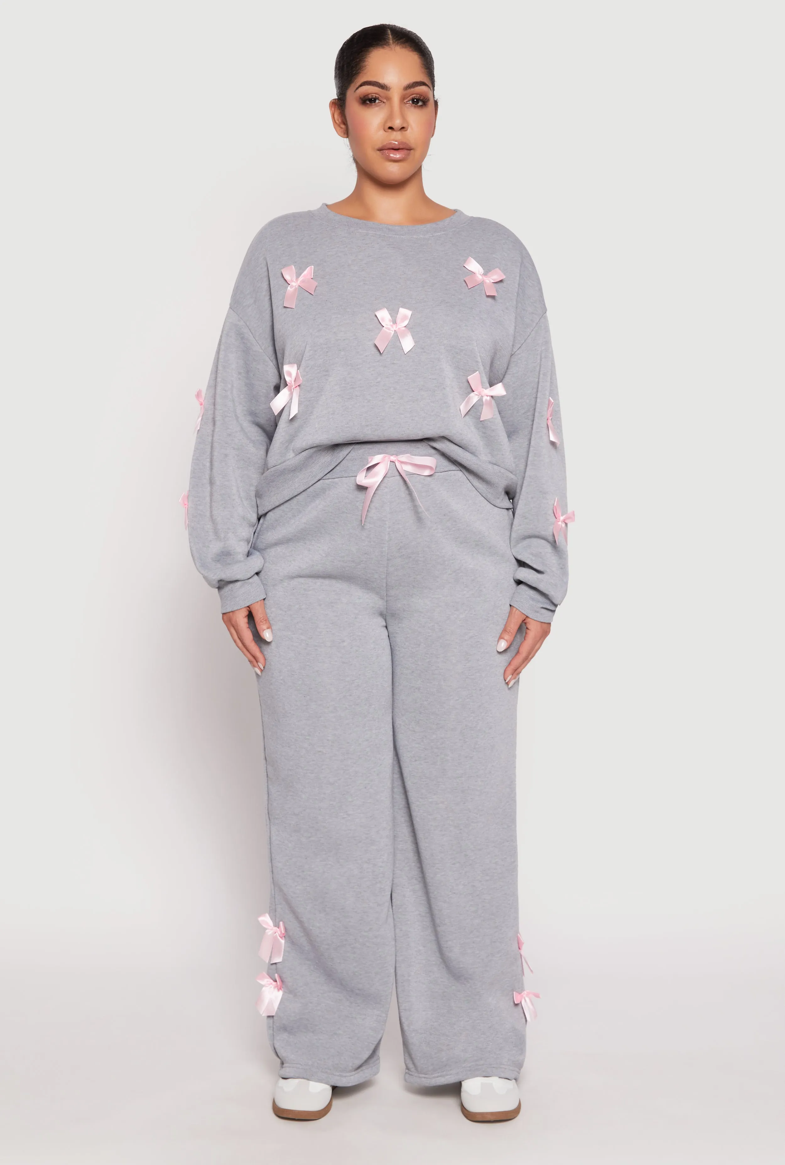 Plus Size Bow Detail Sweatshirt sold by Rainbow product image thumbnail 2