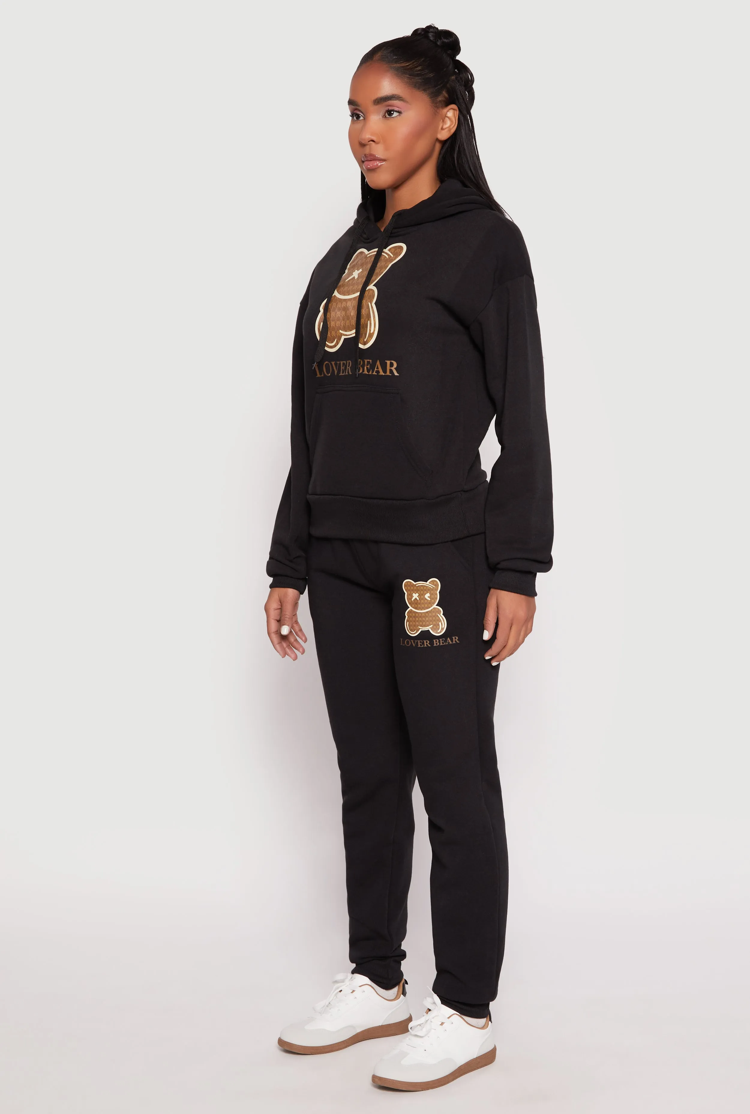 Fleece Lover Bear Graphic Hoodie sold by Rainbow product image thumbnail 3