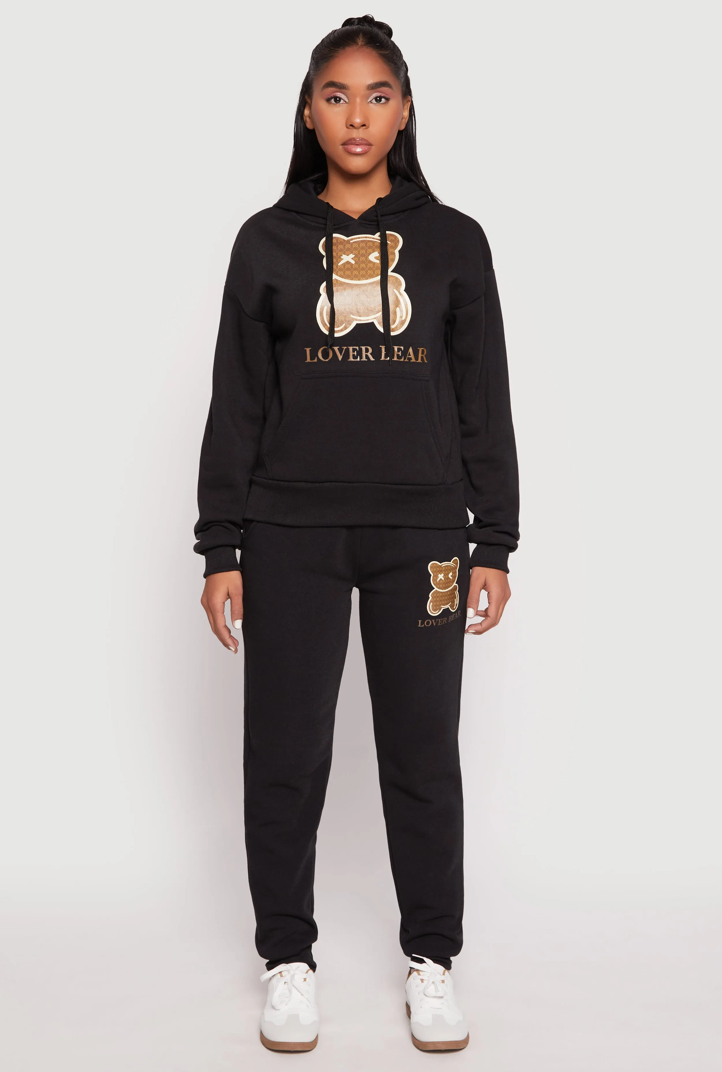 Fleece Lover Bear Graphic Hoodie sold by Rainbow product image thumbnail 2