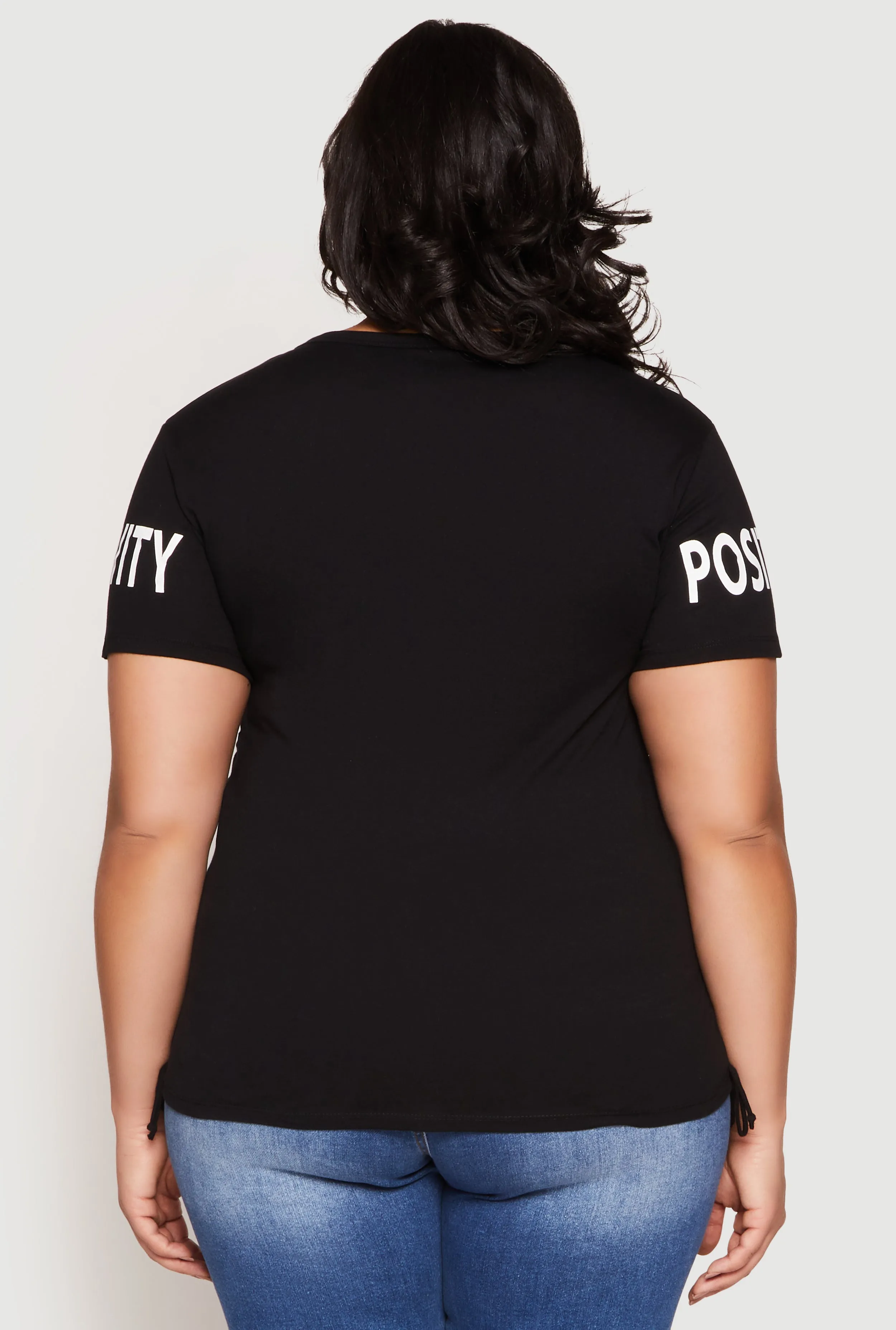 Plus Size Sequin Believe Graphic Tee sold by Rainbow product image thumbnail 5