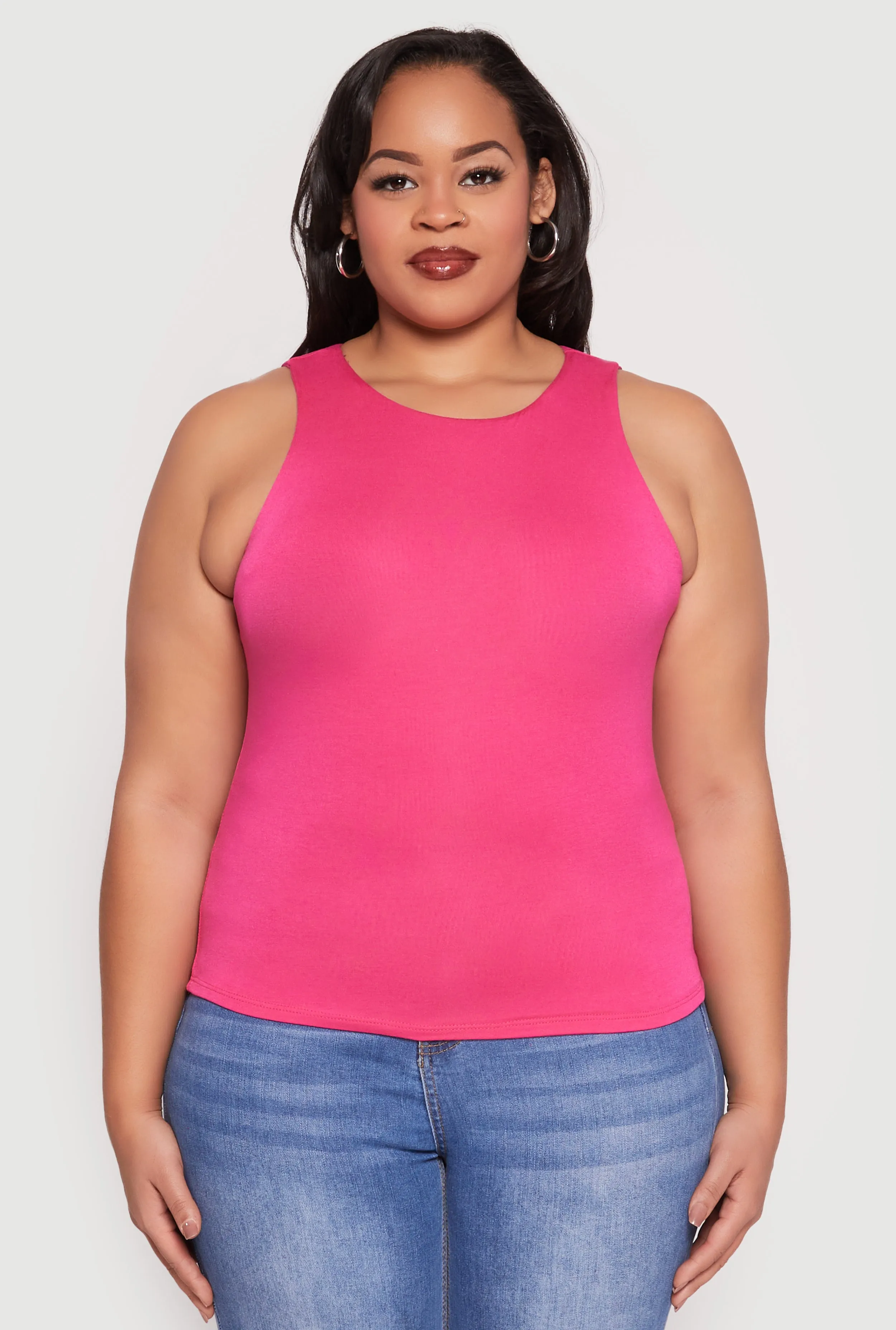 Plus Size Double Layer Tank Top sold by Rainbow product image thumbnail 2