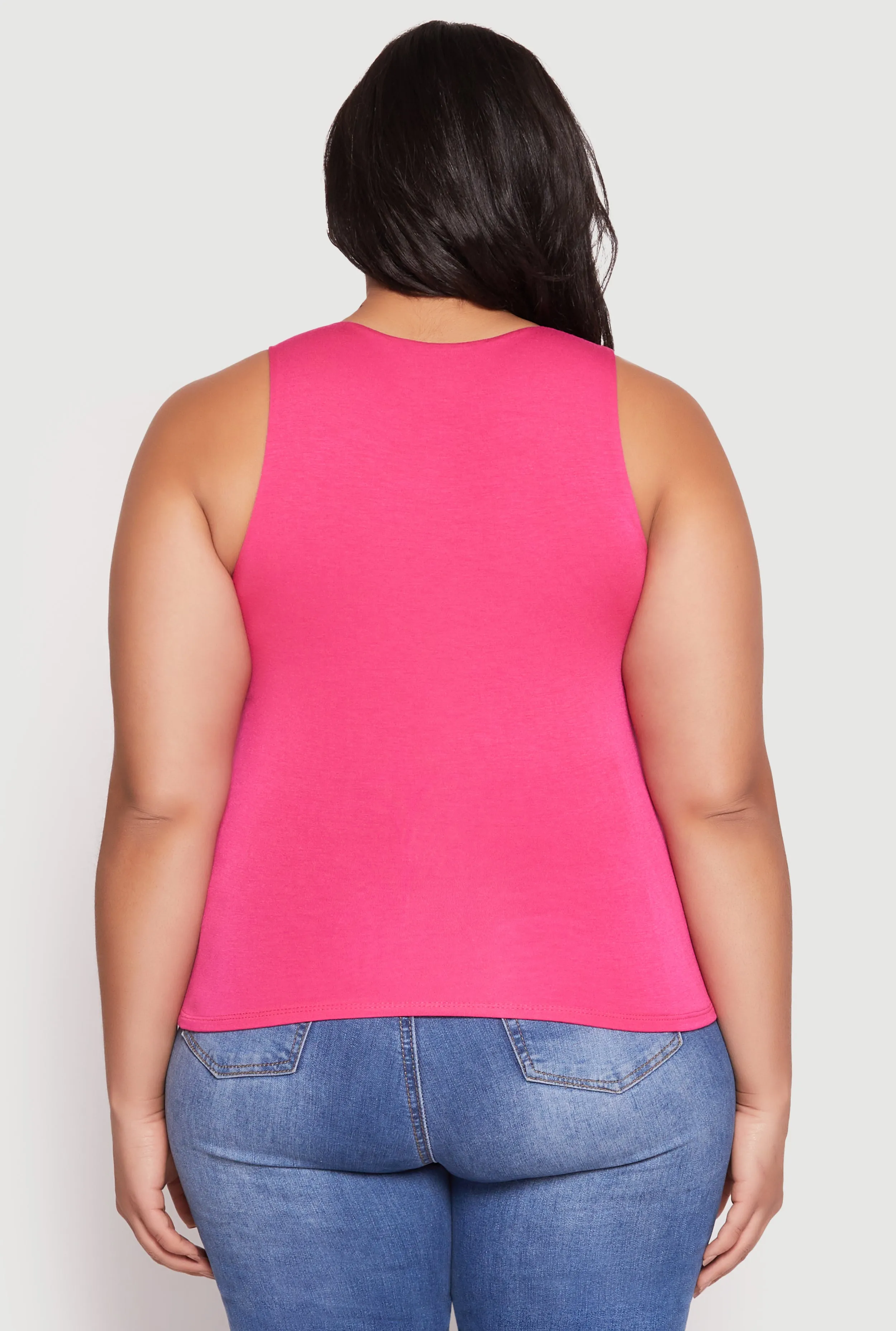 Plus Size Double Layer Tank Top sold by Rainbow product image thumbnail 5
